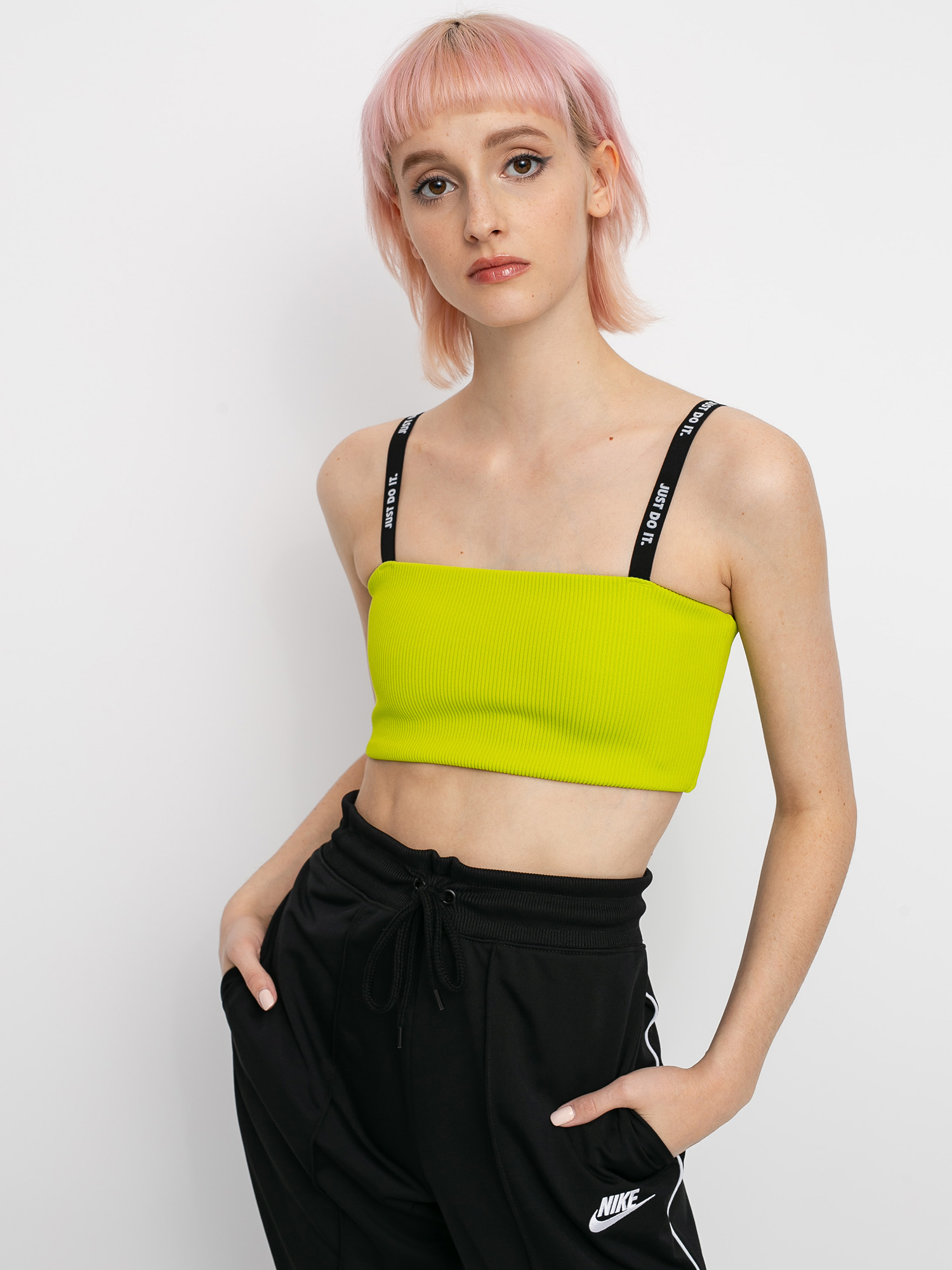 Tričko Nike Top Jdi Rib Wmn (bright cactus)