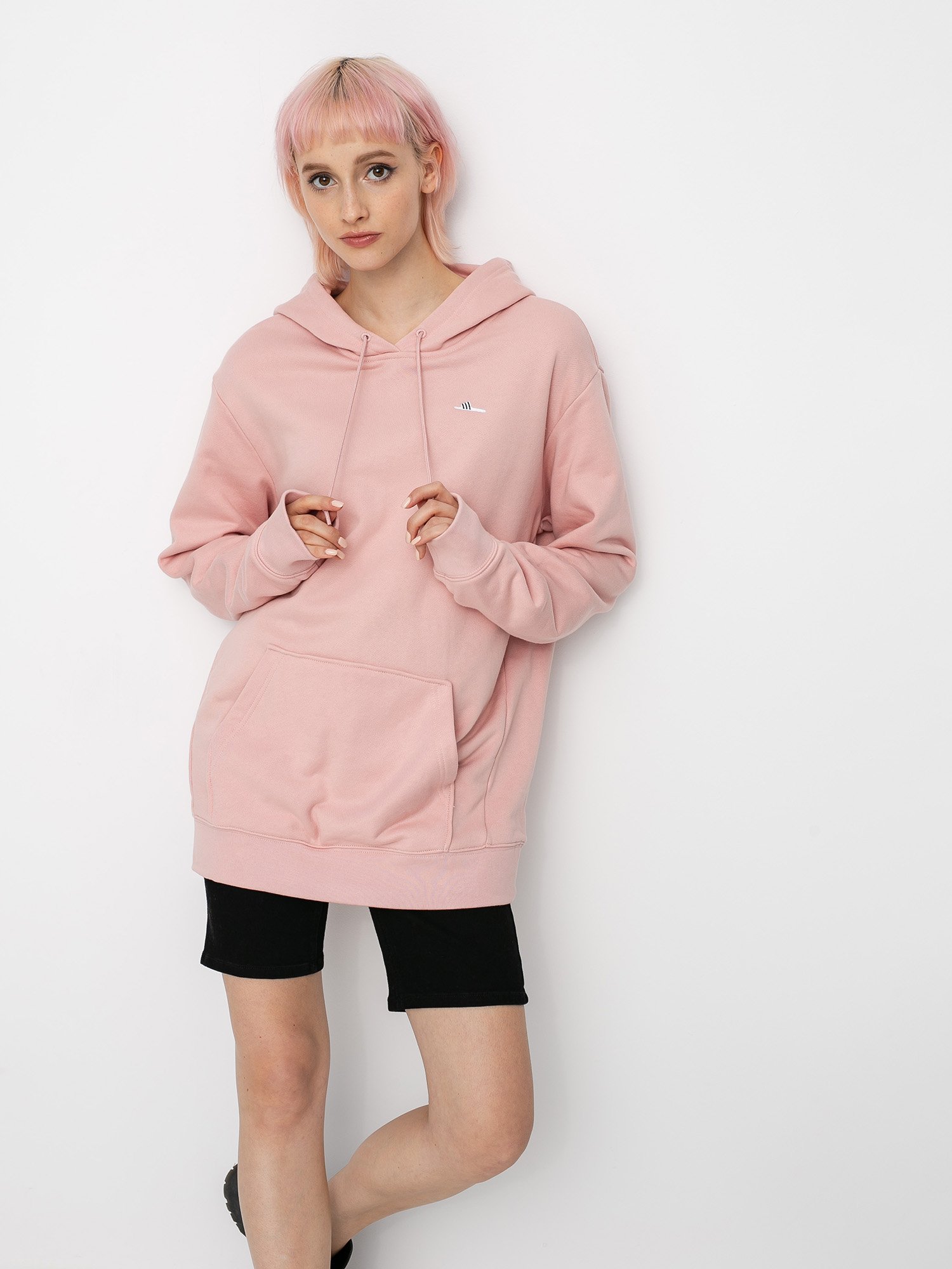 Mikina s kapucí adidas Originals Hoodie Wmn (pink spirit)