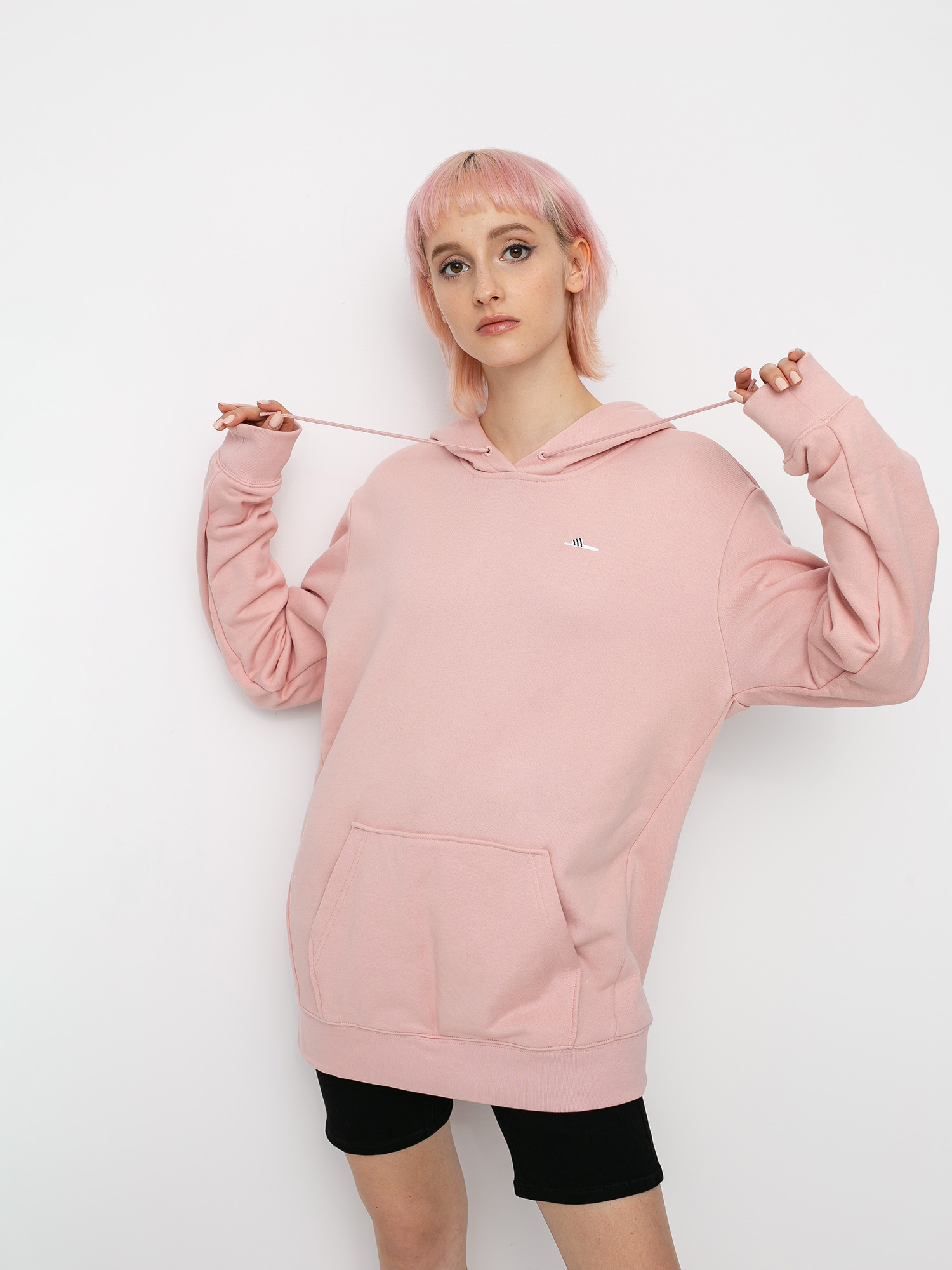 Mikina s kapucí adidas Originals Hoodie Wmn (pink spirit)