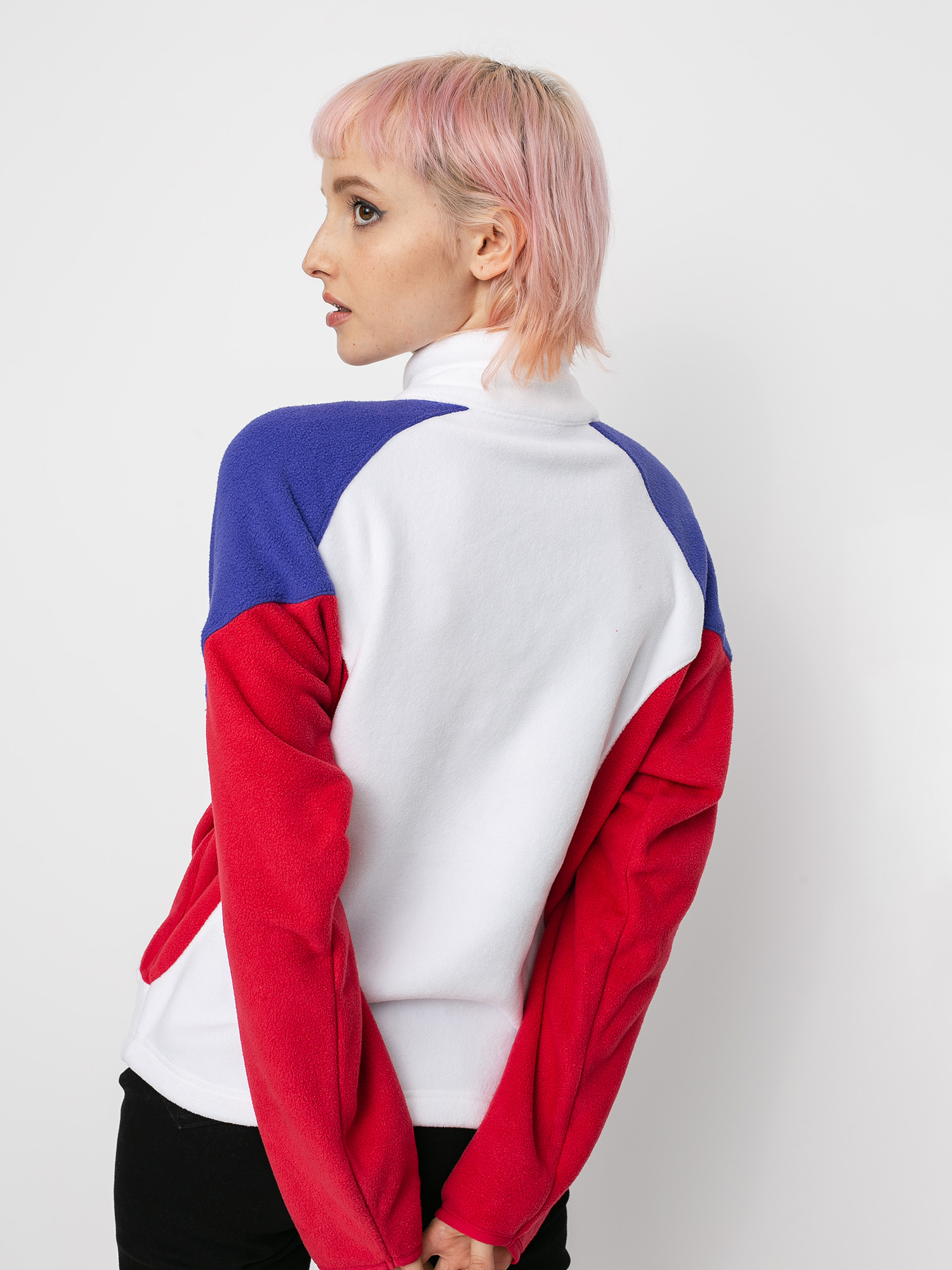 Mikina Champion High Neck Top 113347 Wmn (wht/ryr/scbl)