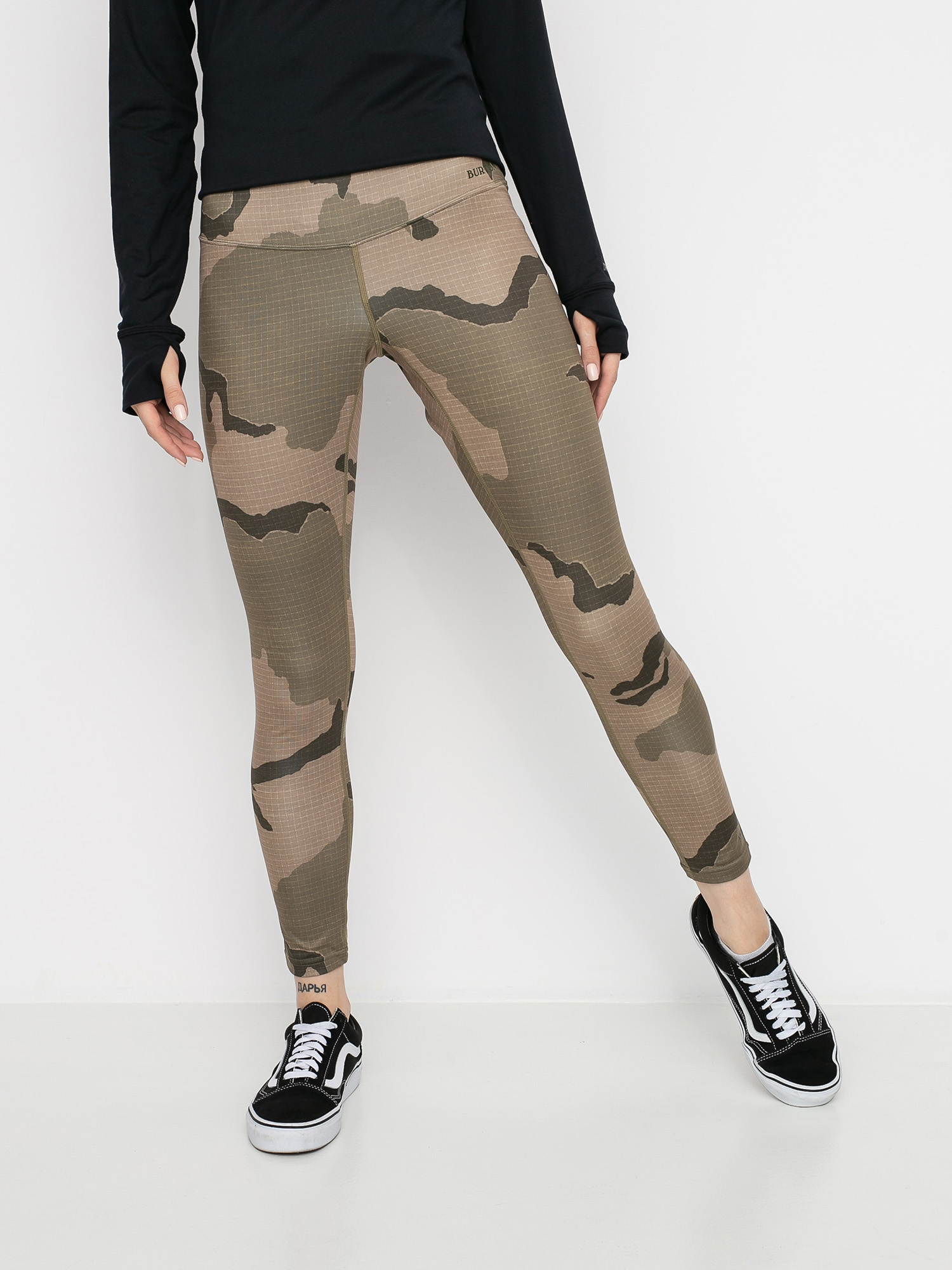 Dámské Termoleginy Burton Lightweight X Base Layer Pant (barren camo)