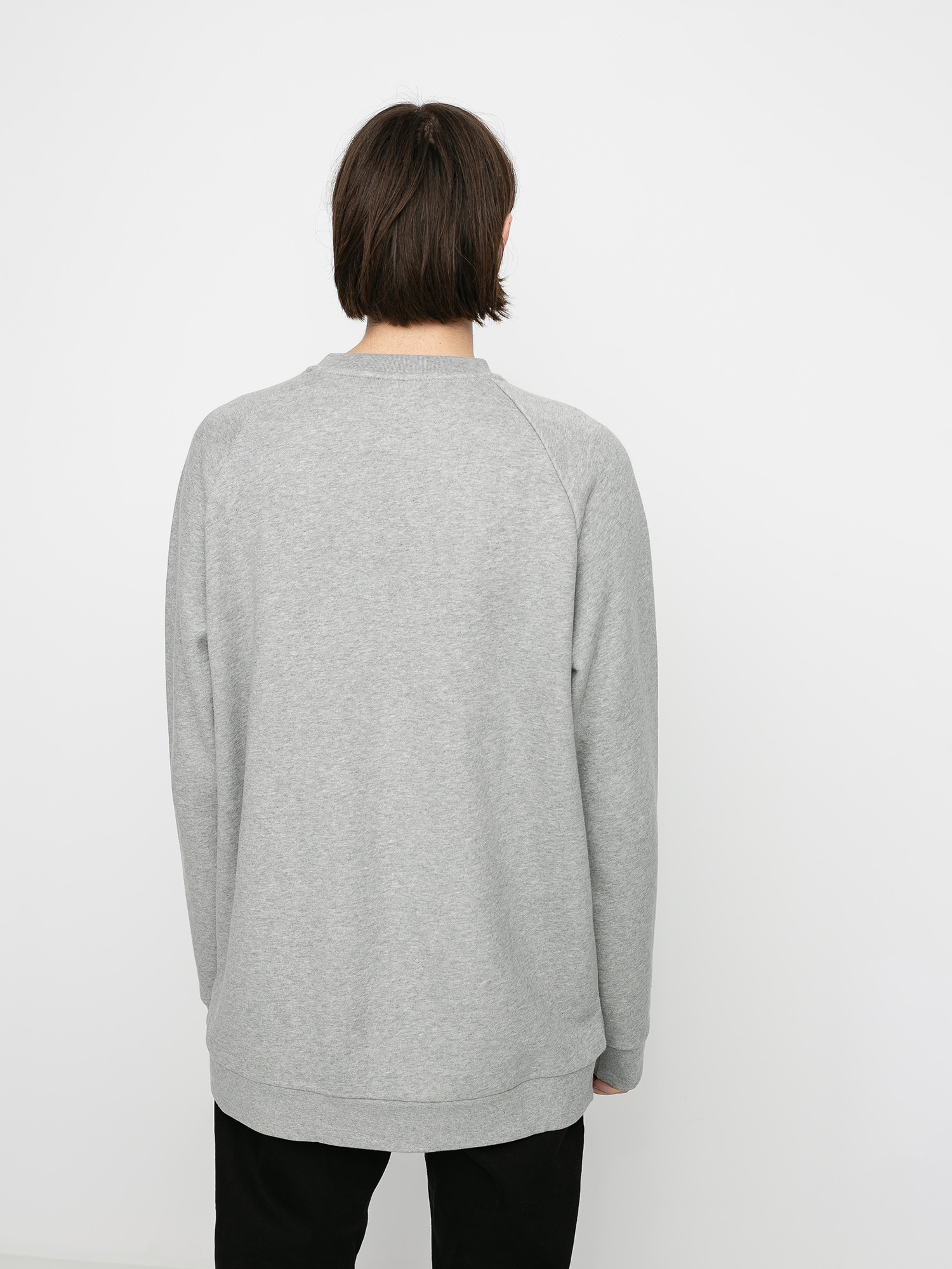 Mikina adidas Originals Trefoil Crew (medium grey heather)