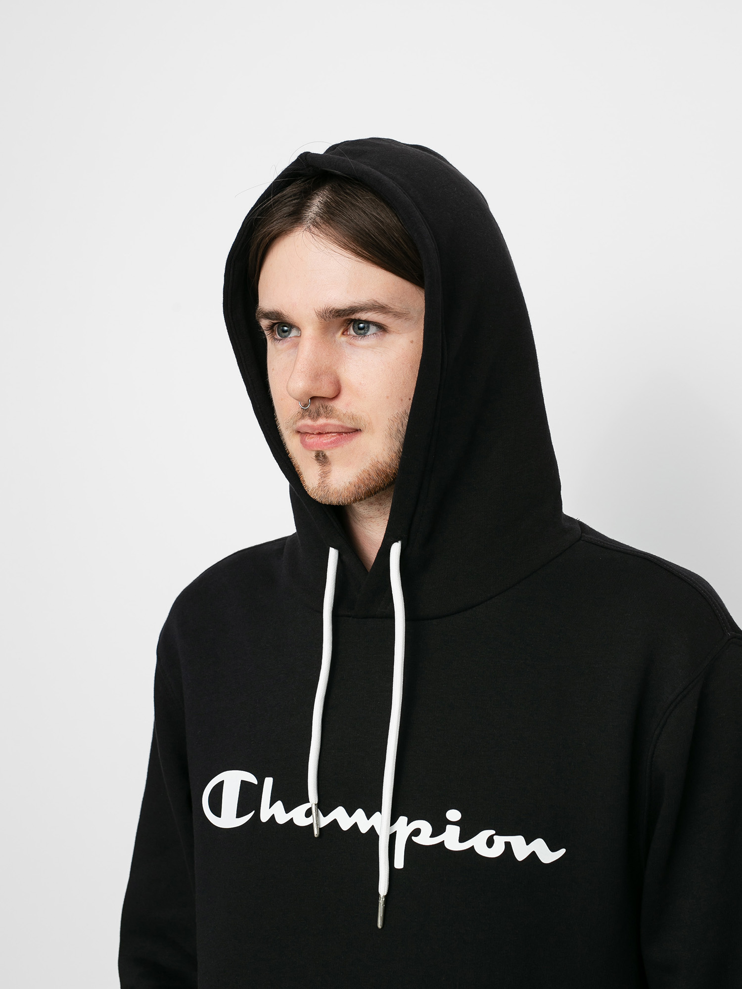Mikina s kapucí Champion Legacy Sweatshirt HD 214743 (nbk)