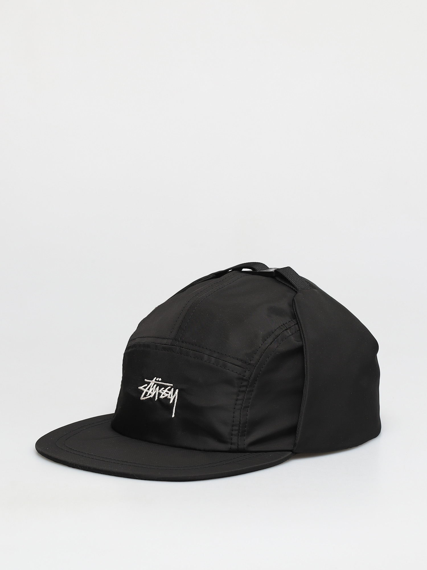Kšiltovka  Stussy Stock Ear Flap Cam ZD (black)