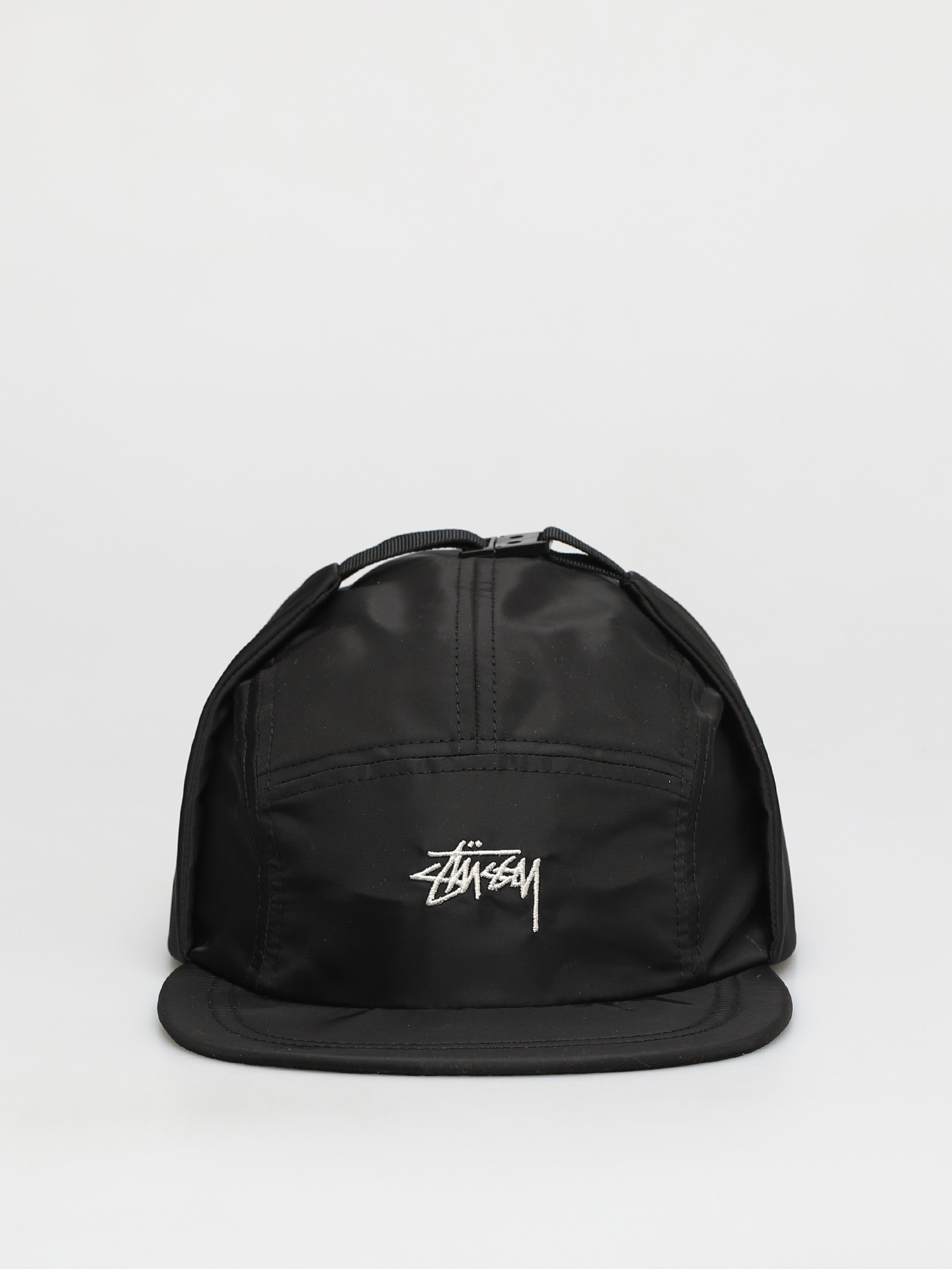 Kšiltovka  Stussy Stock Ear Flap Cam ZD (black)