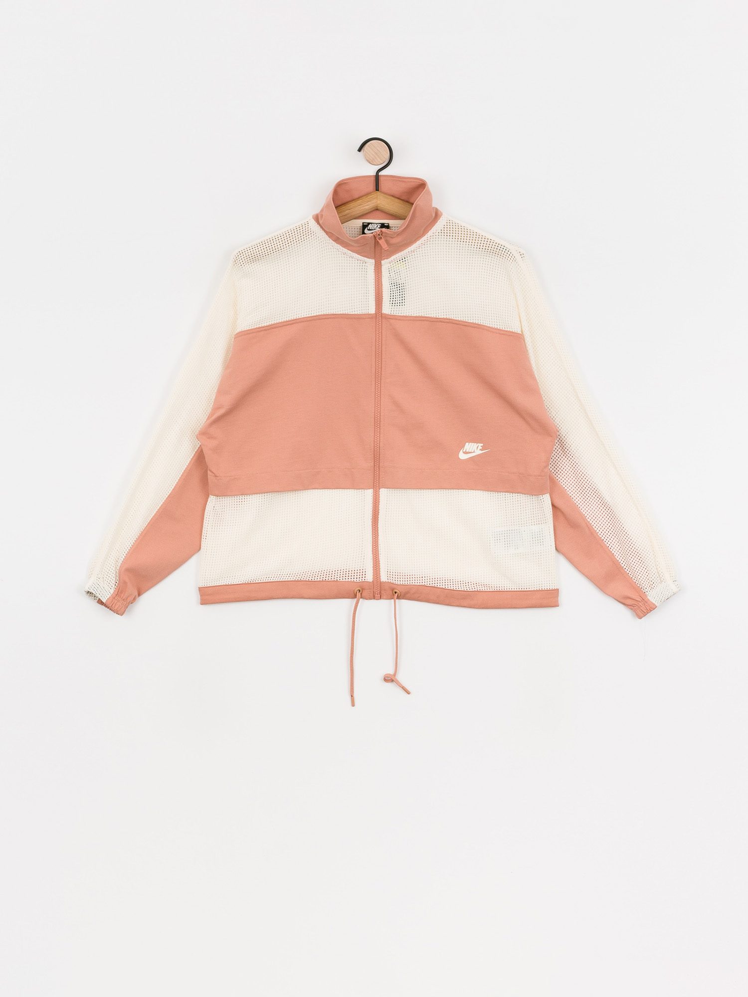 Mikina Nike Jkt Mesh Wmn (rose gold/pale ivory/pale ivory)