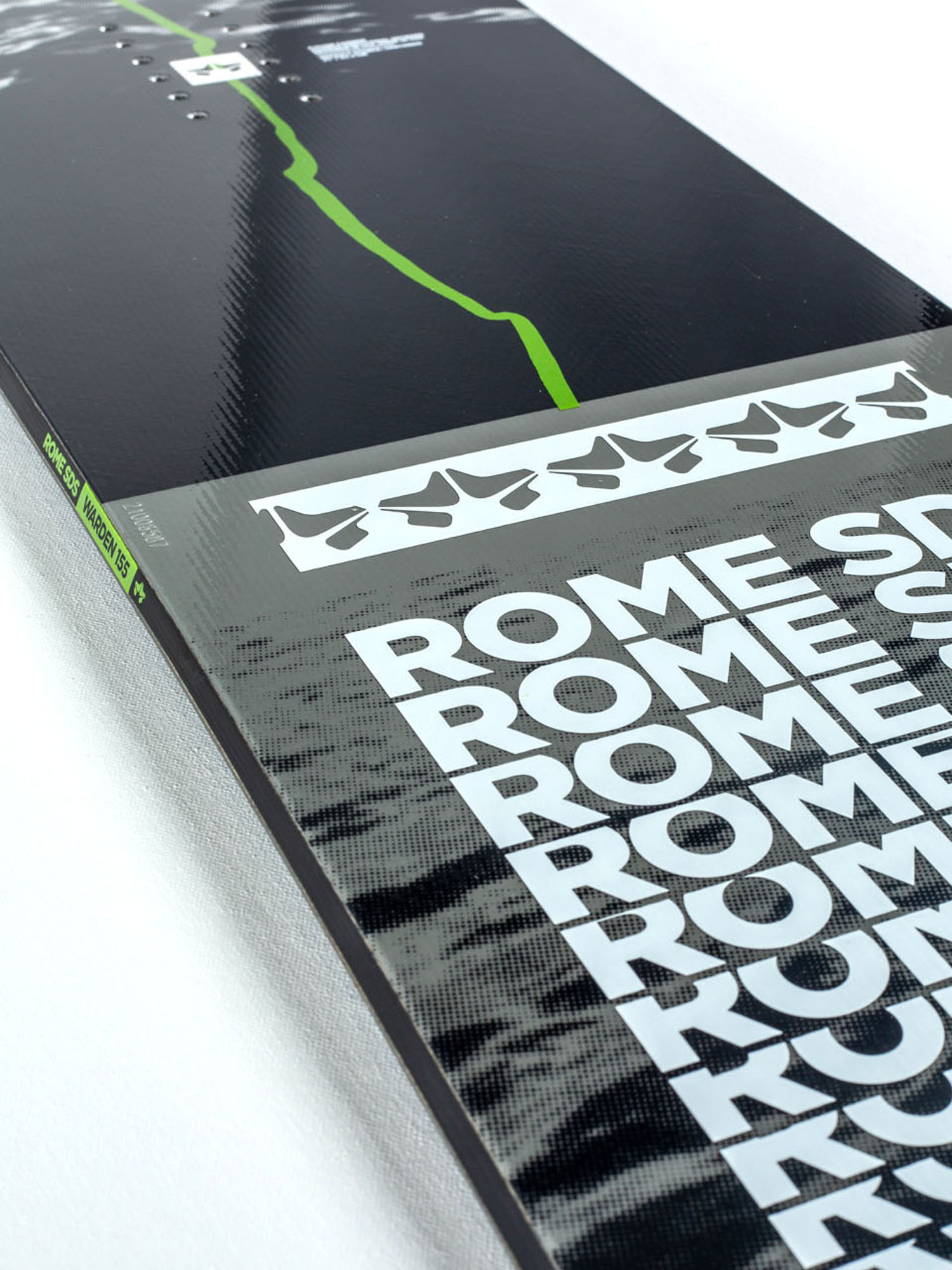 Snowboard Rome Warden - šedá (grey/black)