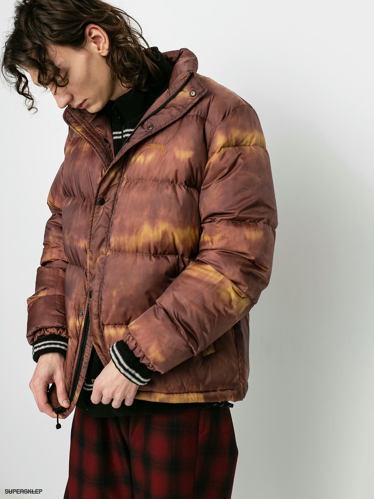 stussy aurora puffer jacket