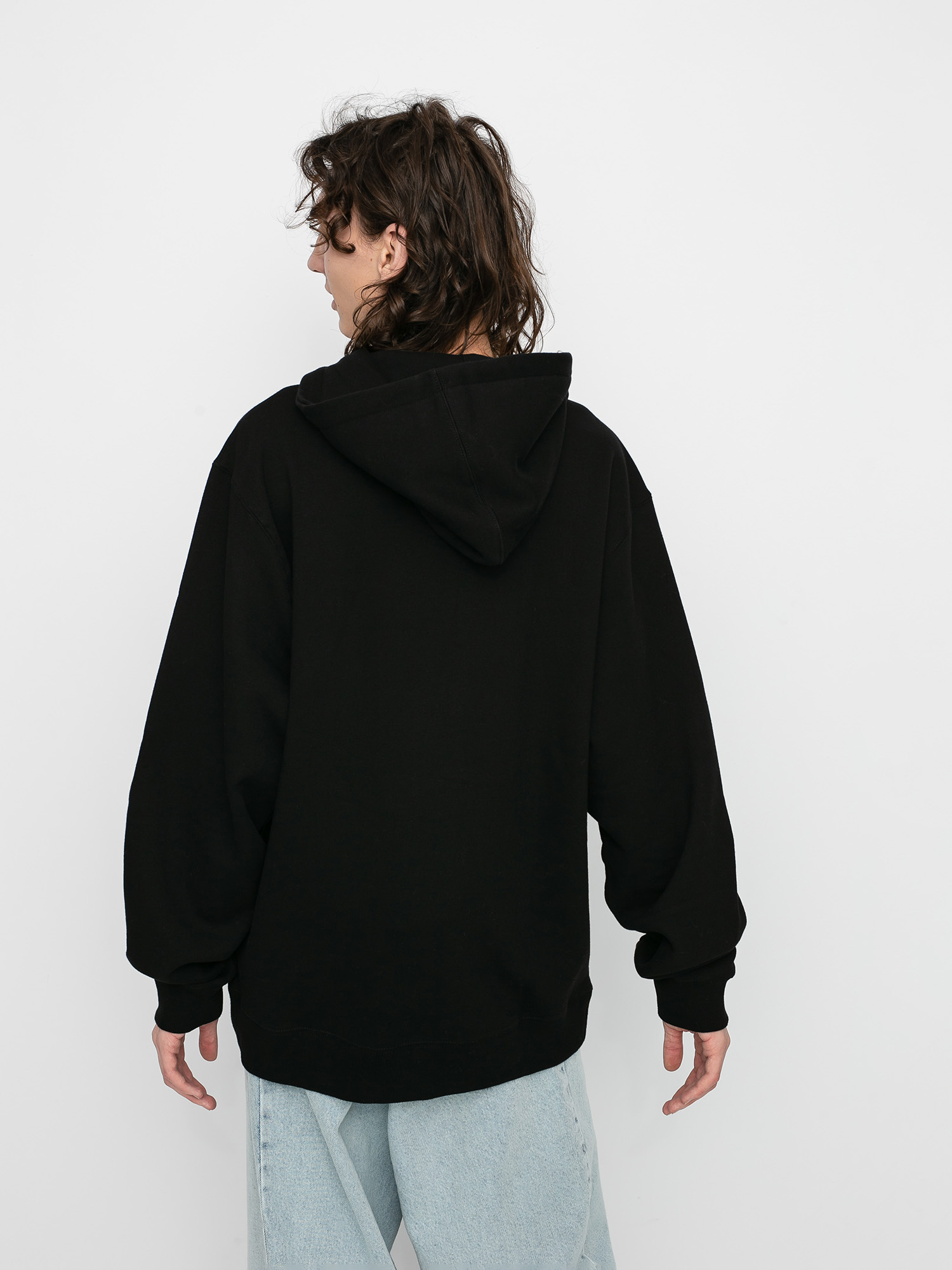 Mikina s kapucí Stussy Irises App HD (black)