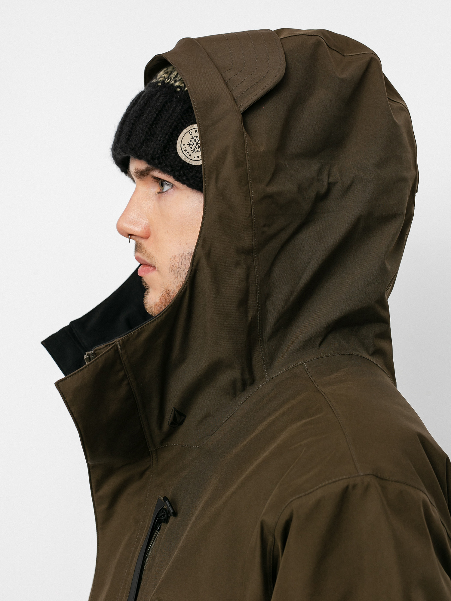 Pánská Snowboardová bunda Volcom Ten Ins Gore Tex (black military)