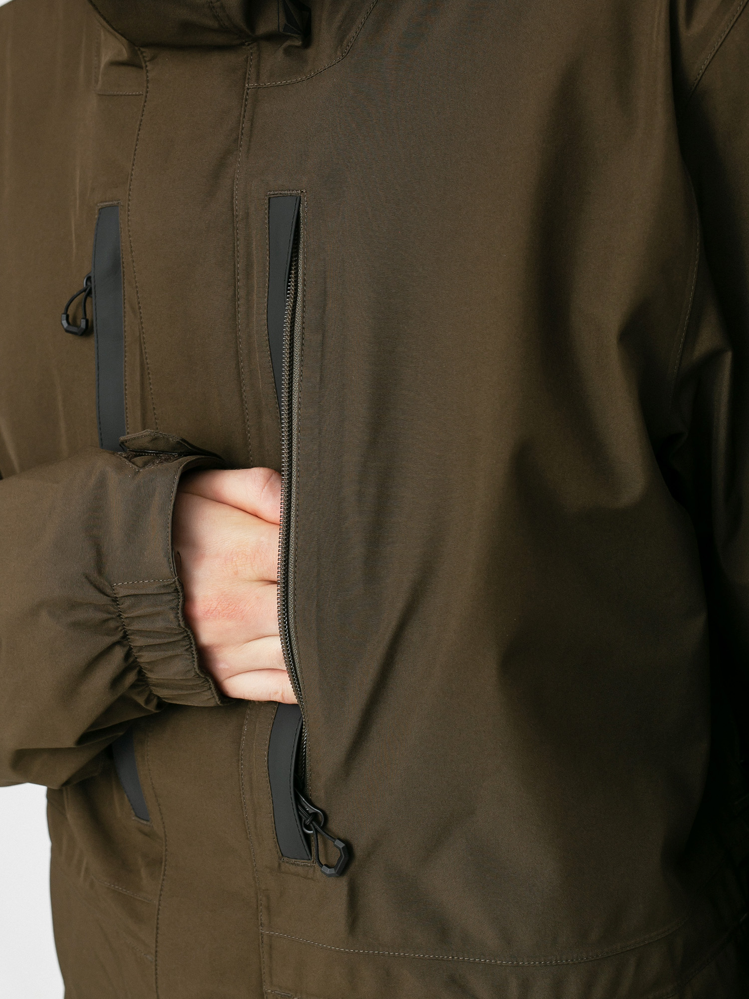 Pánská Snowboardová bunda Volcom Ten Ins Gore Tex (black military)