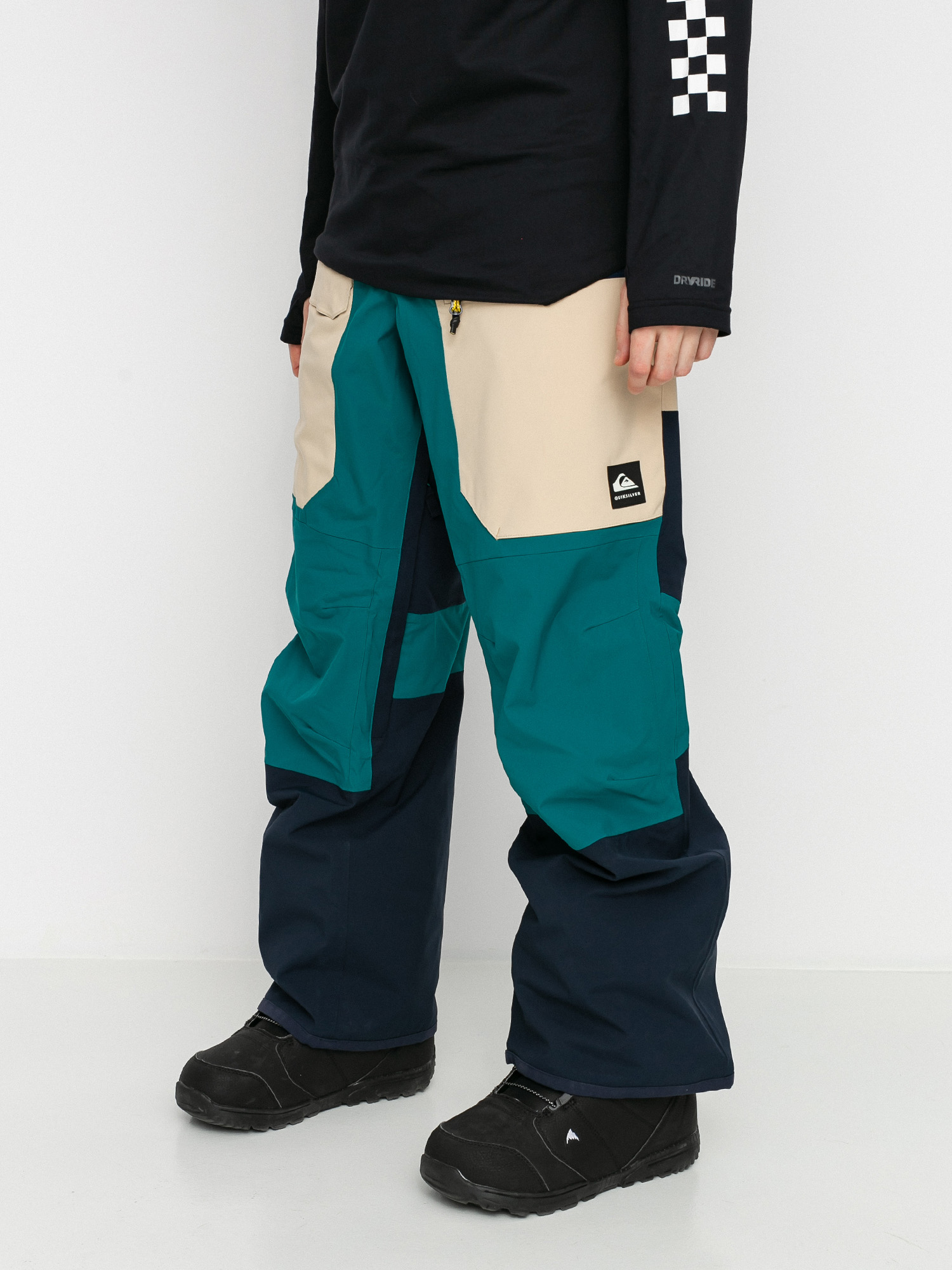 Pánské Snowboardové kalhoty  Quiksilver Tr Stretch (everglade)