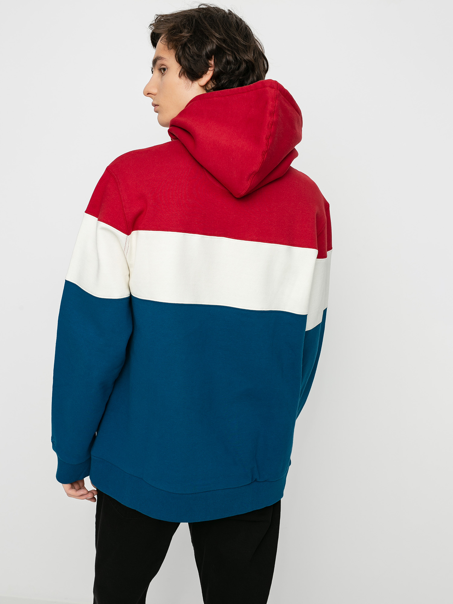 Mikina s kapucí Primitive Levels HD (red)