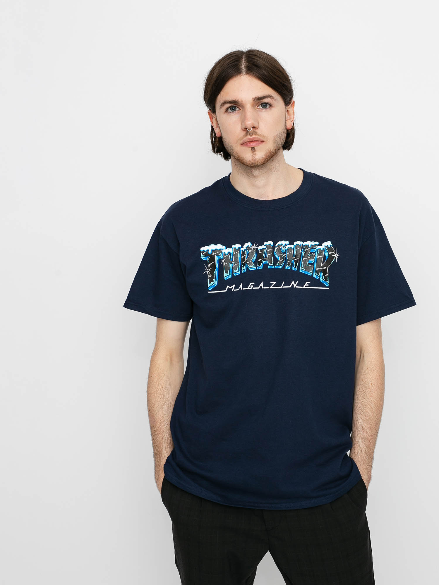 Tričko Thrasher Black Ice (navy)