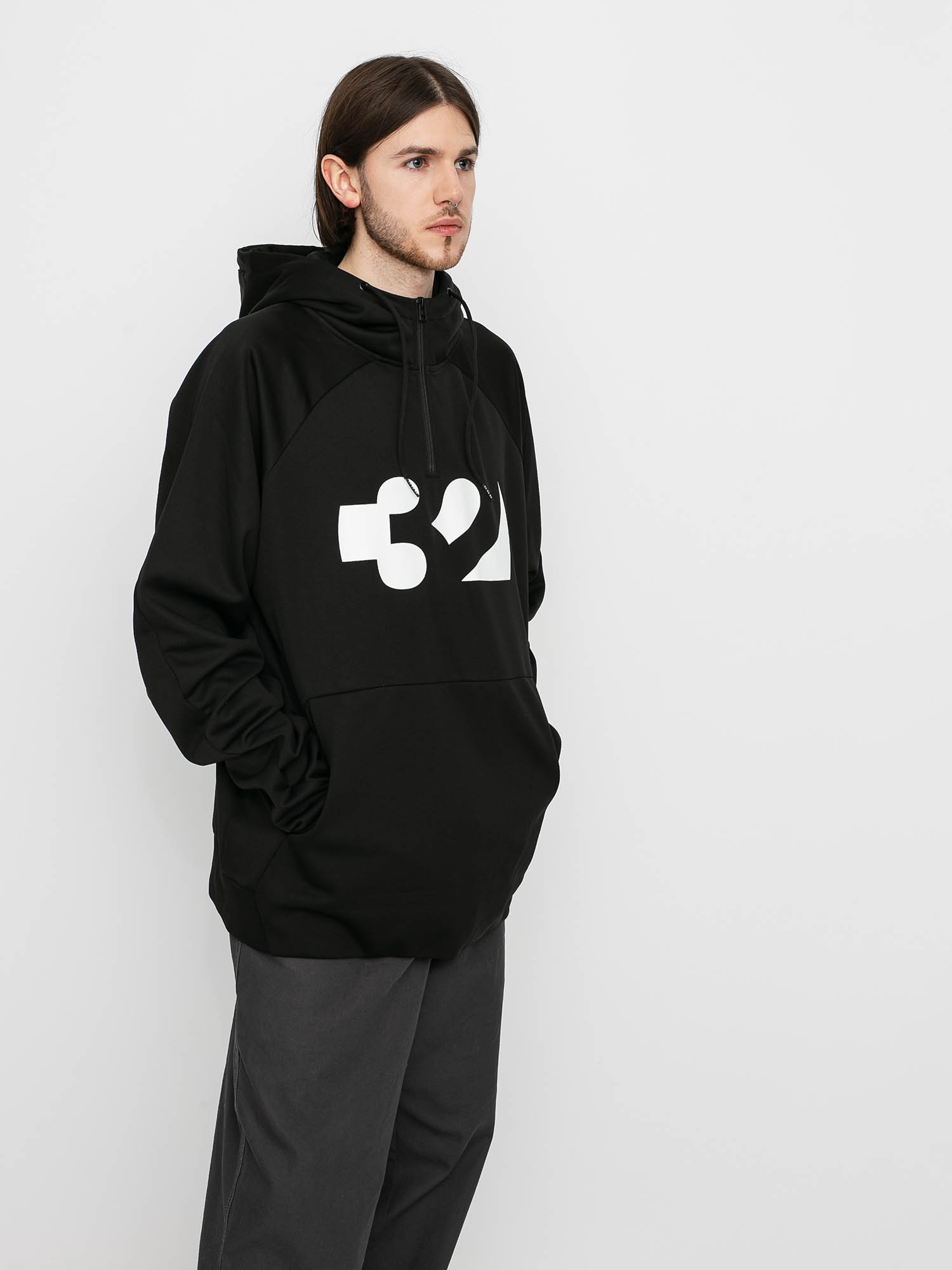Mikina s kapucí ThirtyTwo Franchise Tech HD (black)