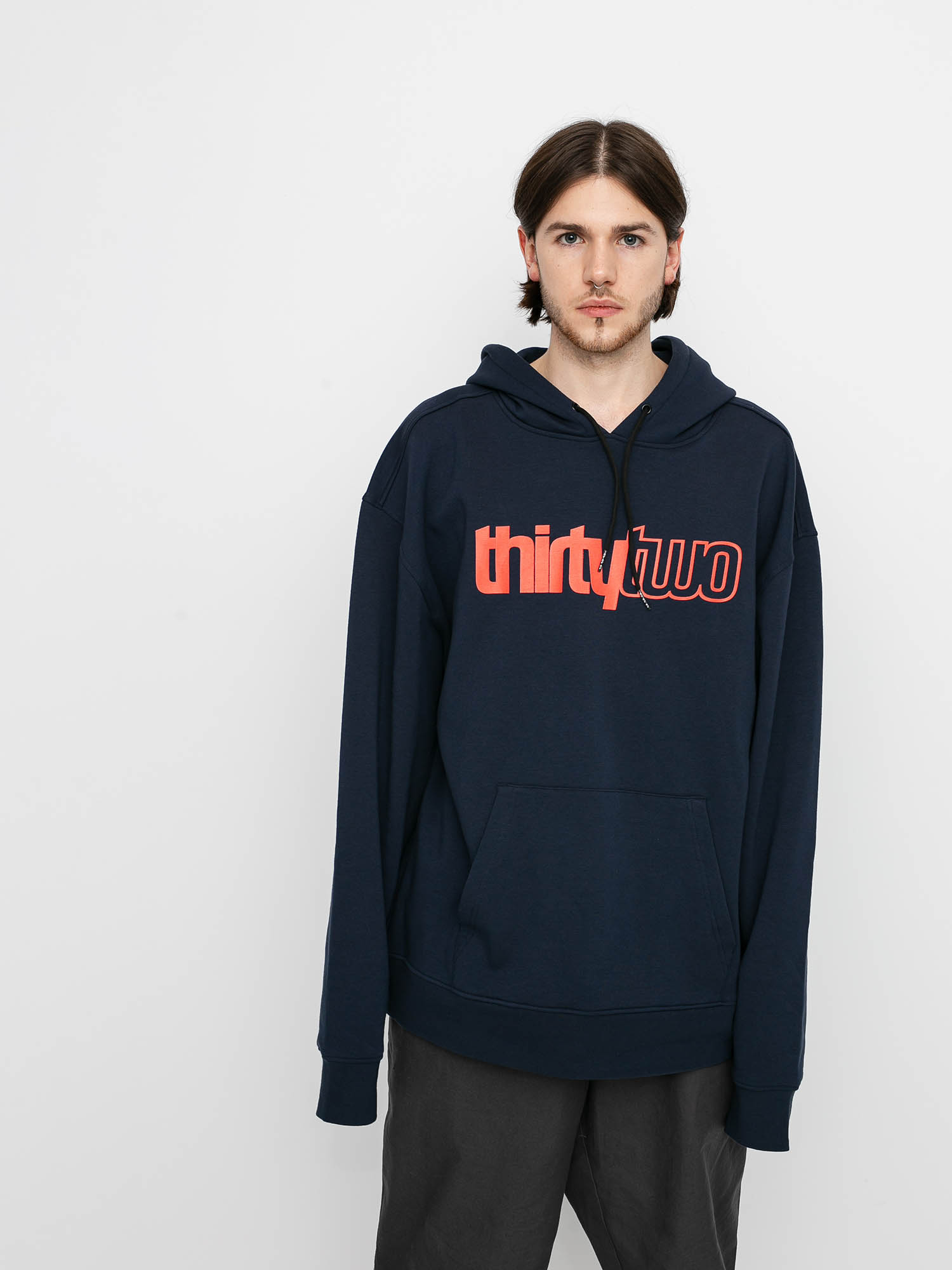 Mikina s kapucí ThirtyTwo Double Basic HD (navy)