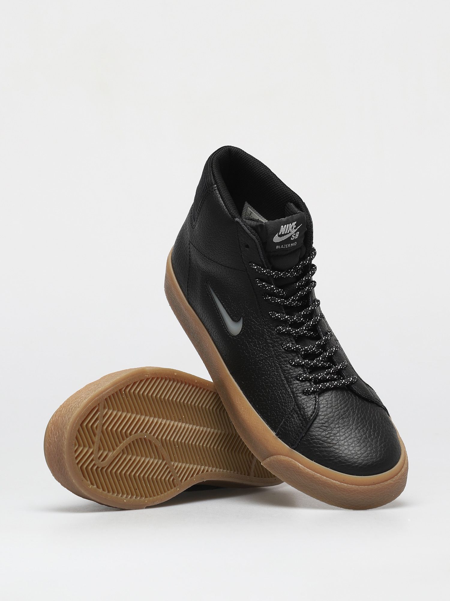 Boty Nike SB Zoom Blazer Mid Premium (black/white black gum light brown)