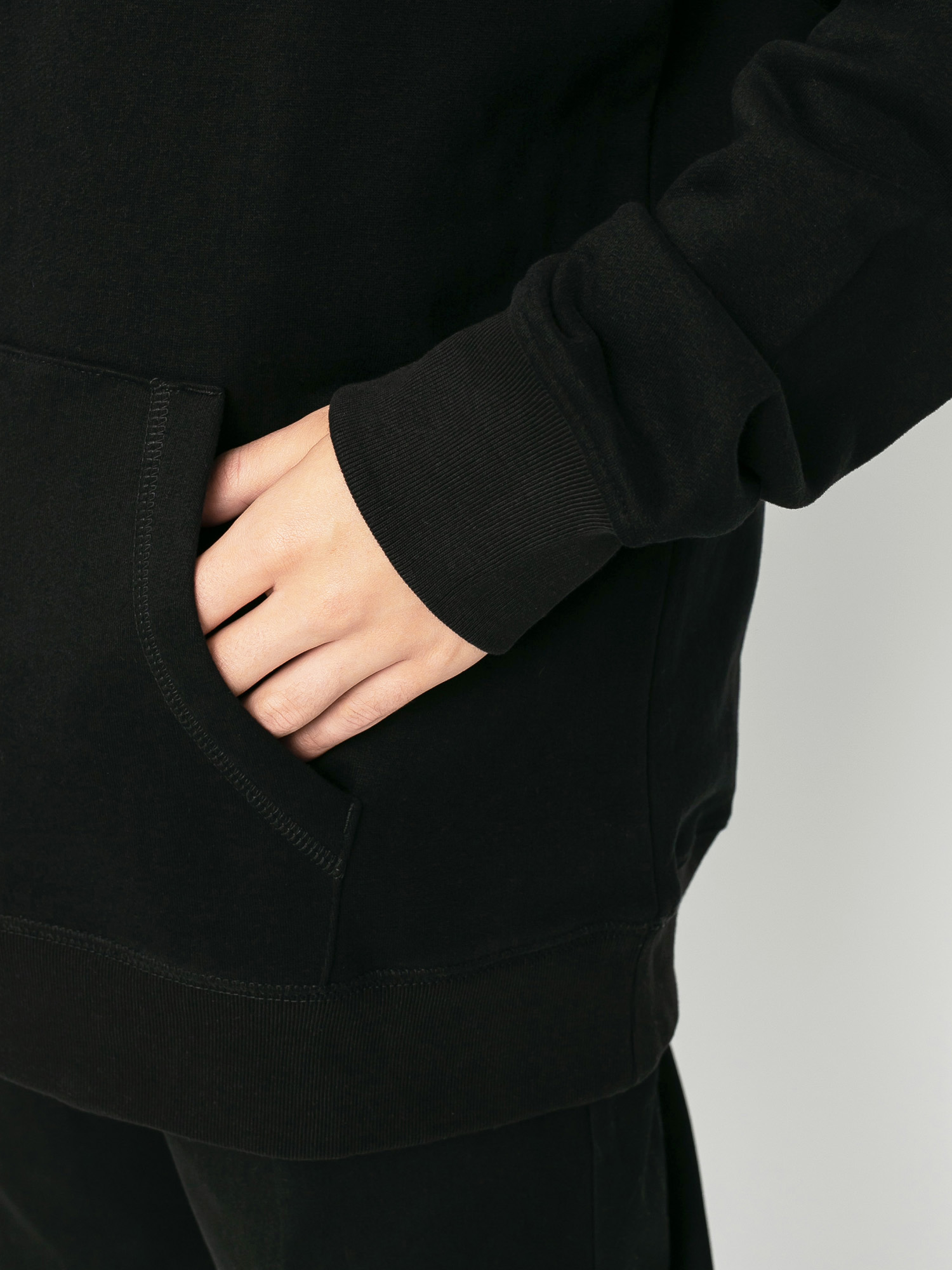 Mikina s kapucí Malita Fck Covid HD (black)