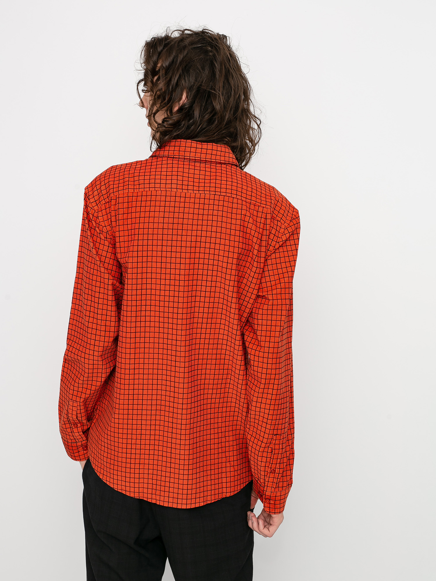 Košile RVCA Freeman Cord Ls (rust)