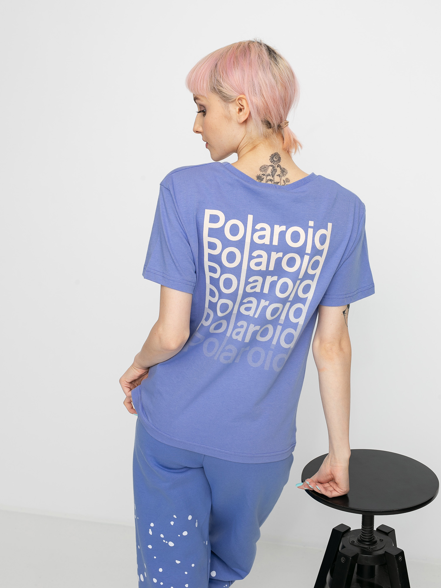 Tričko Local Heroes X Polaroid Gradient Wmn (violet)