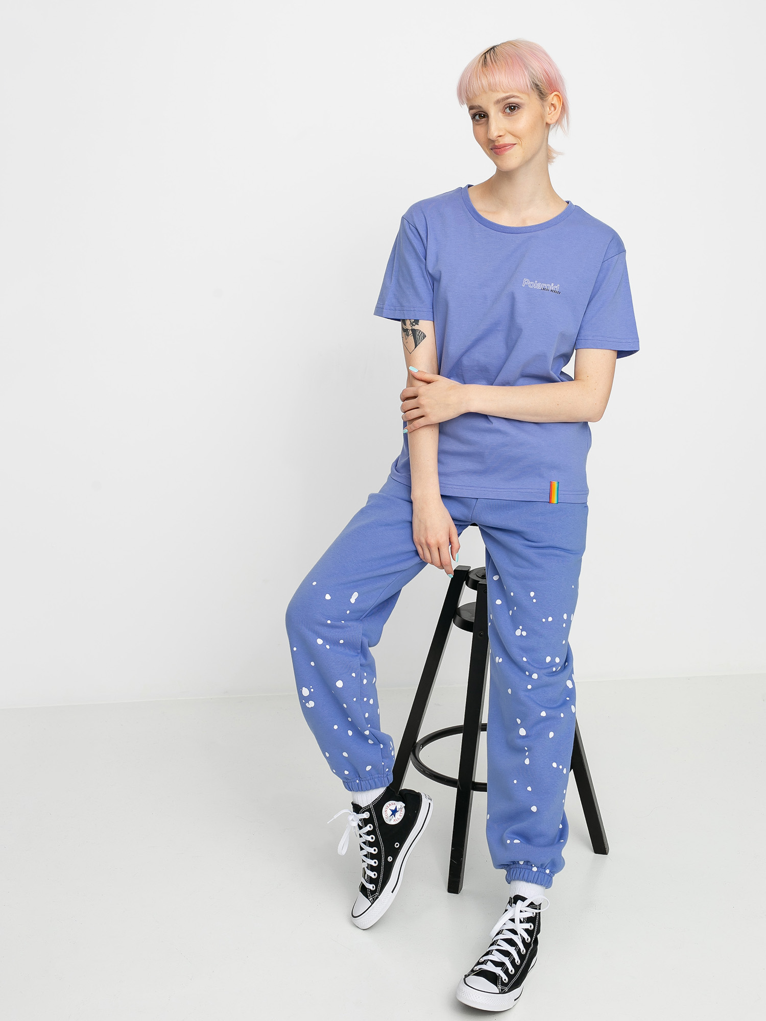 Tričko Local Heroes X Polaroid Gradient Wmn (violet)