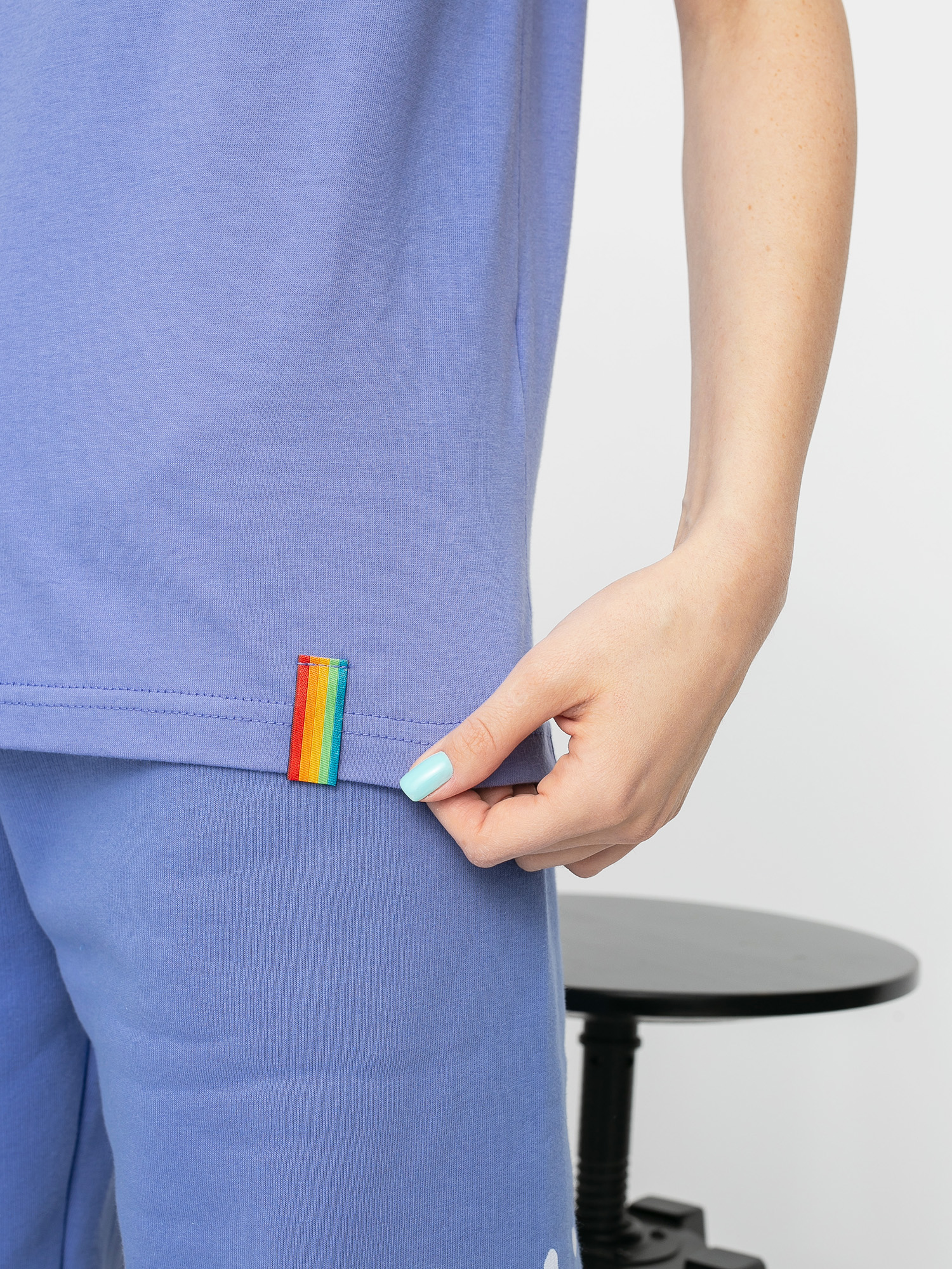 Tričko Local Heroes X Polaroid Gradient Wmn (violet)