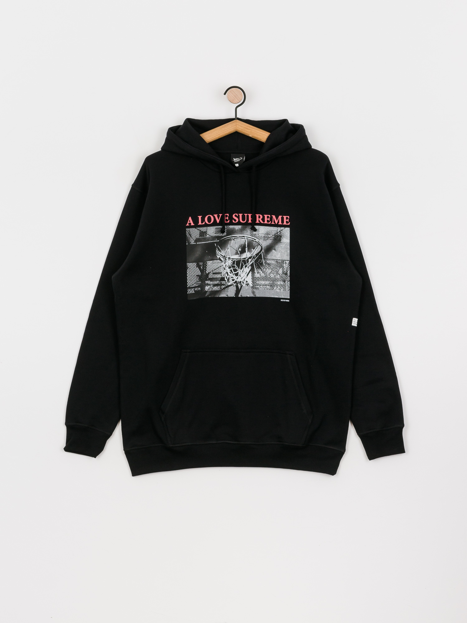 Mikina s kapucí K1x Love Supreme HD (black)