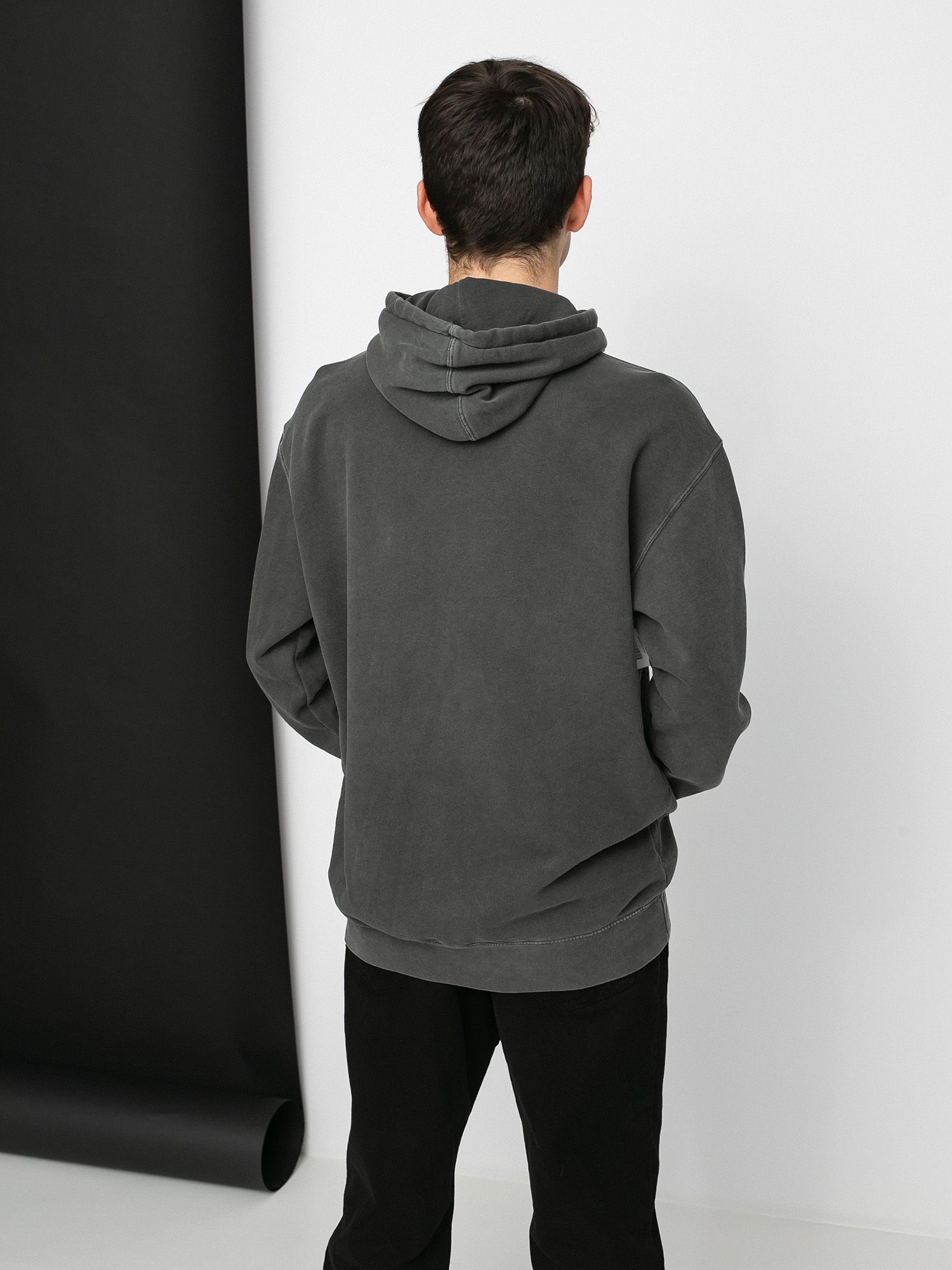 Mikina s kapucí Diamond Supply Co. Og Script Overdyed HD (black)