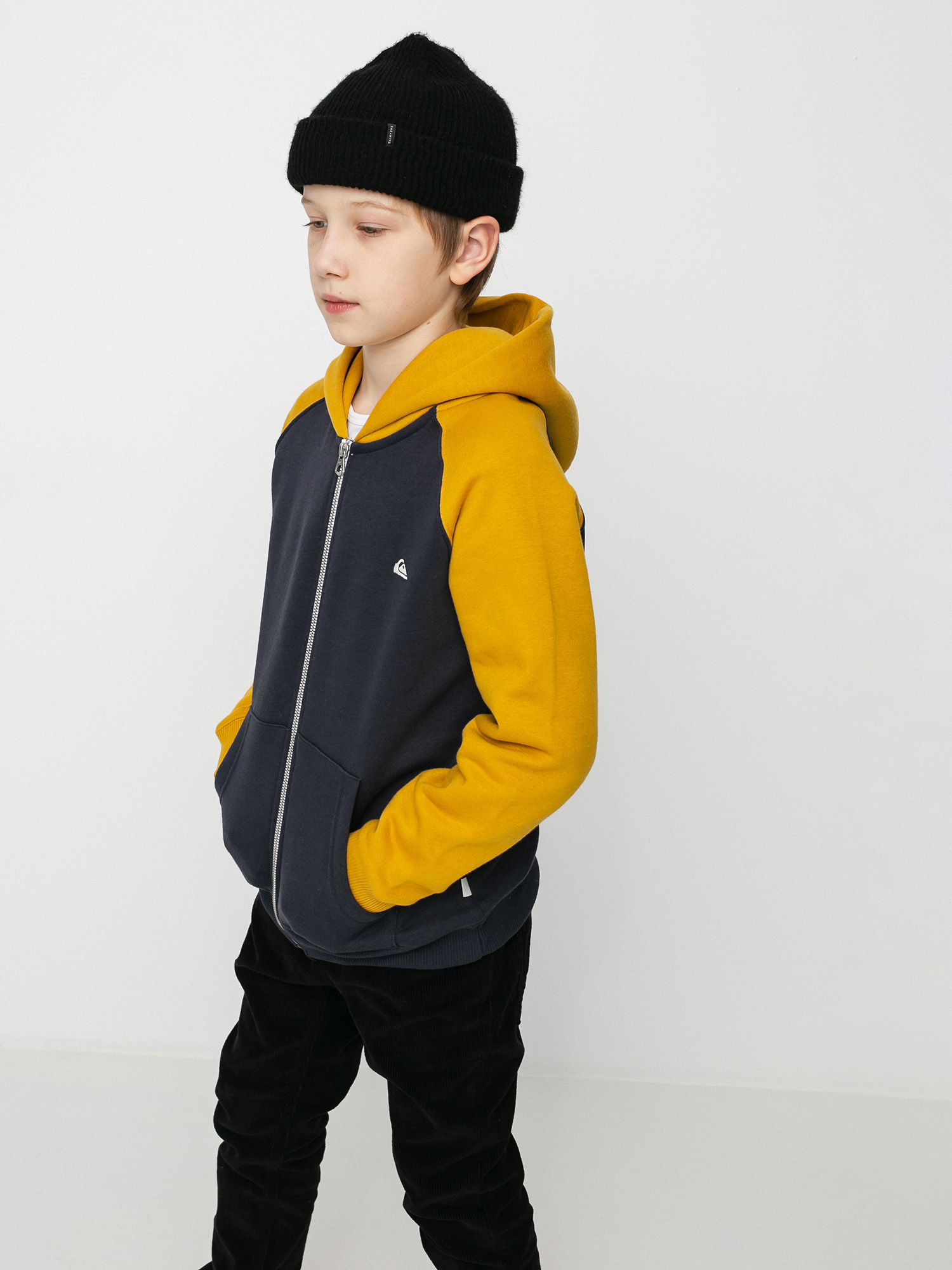 Mikina s kapucí Quiksilver Easy Day ZHD (honey)