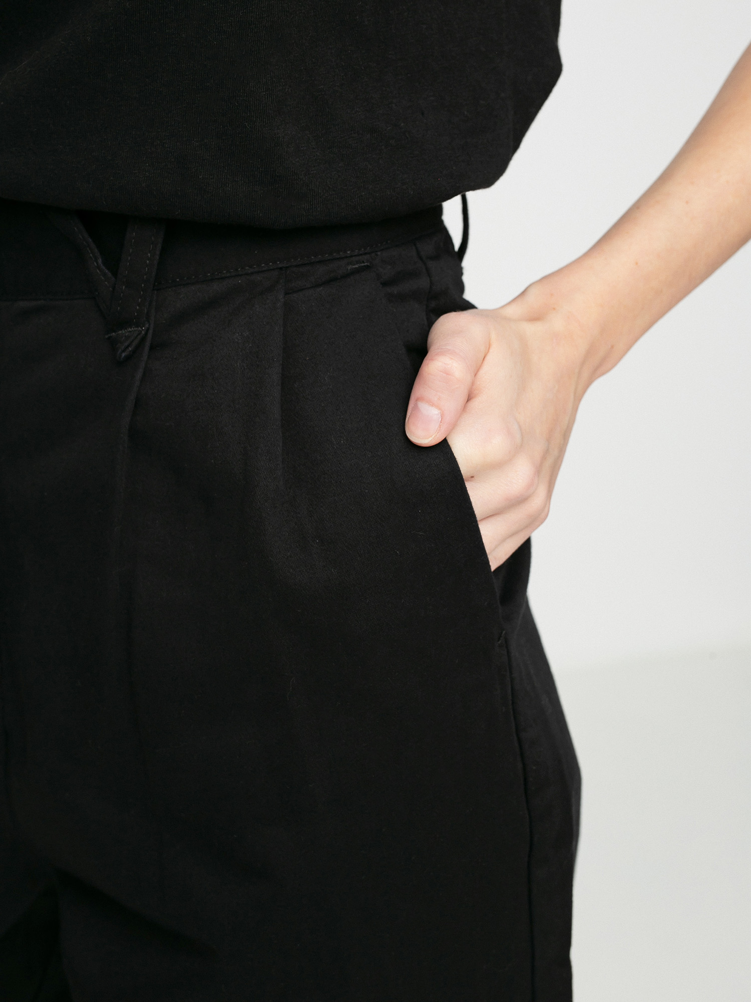 Kalhoty Volcom Greenfuzz Wmn (black)