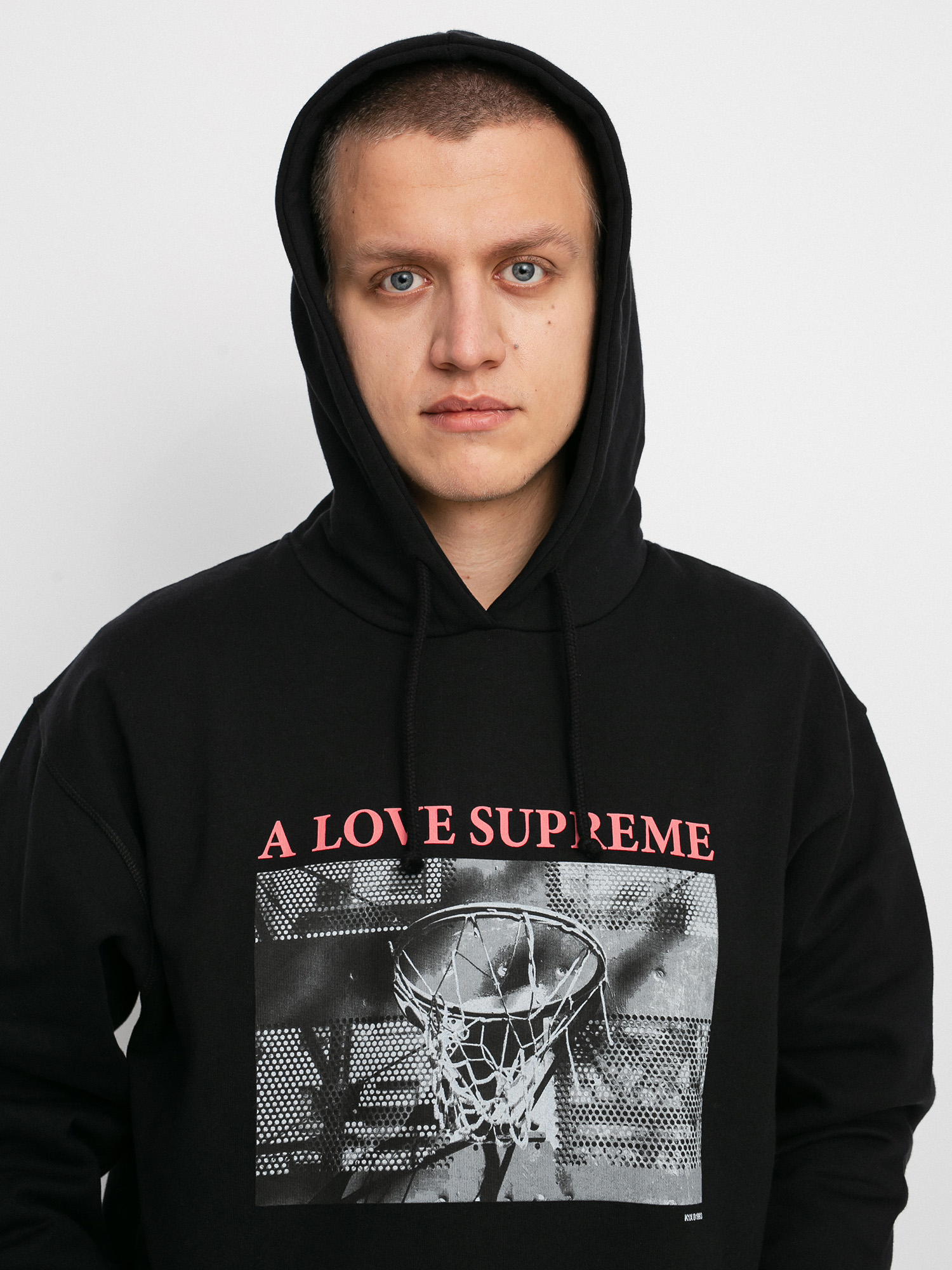 Mikina s kapucí K1x Love Supreme HD (black)