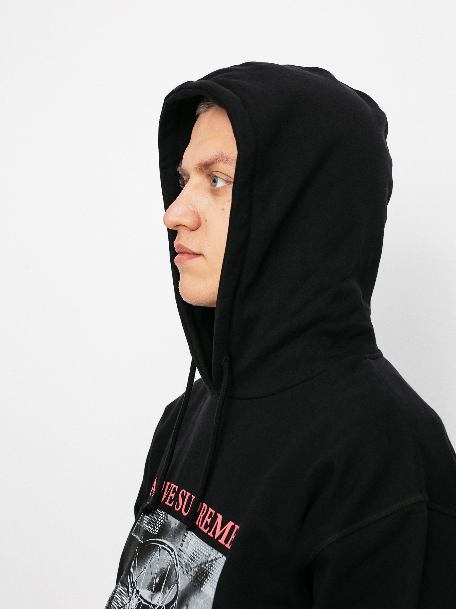 Mikina s kapucí K1x Love Supreme HD (black)