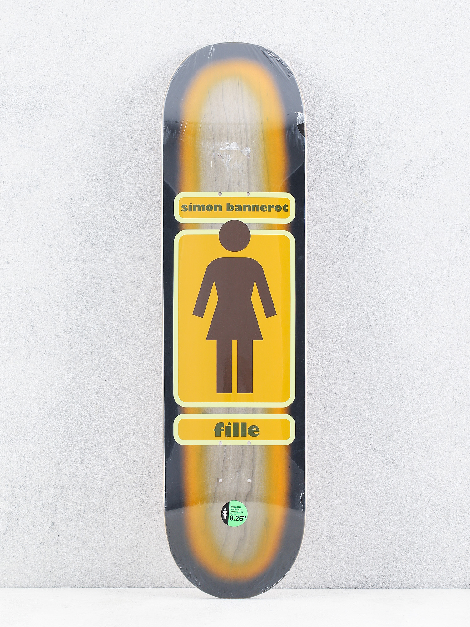 Deska Girl Skateboard Bannerot 93 Til (brown/orange)