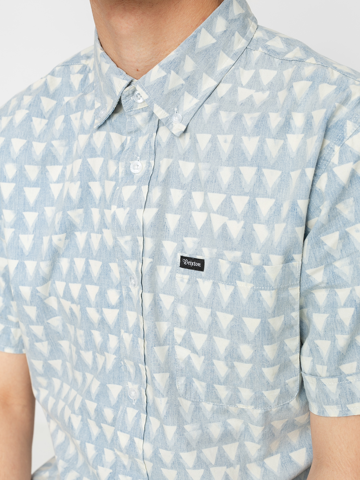 Košile Brixton 01 (light blue/white)