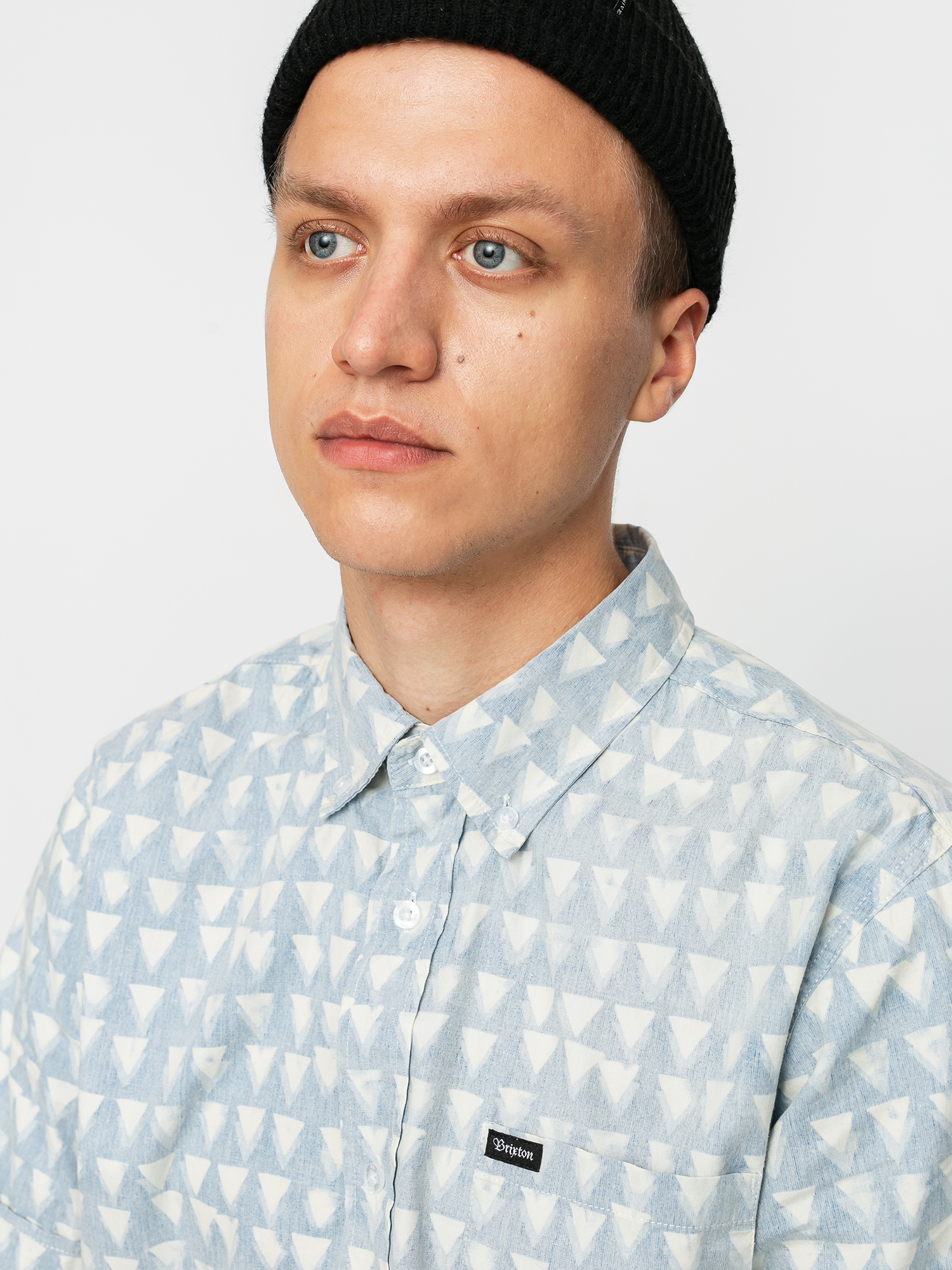 Košile Brixton 01 (light blue/white)