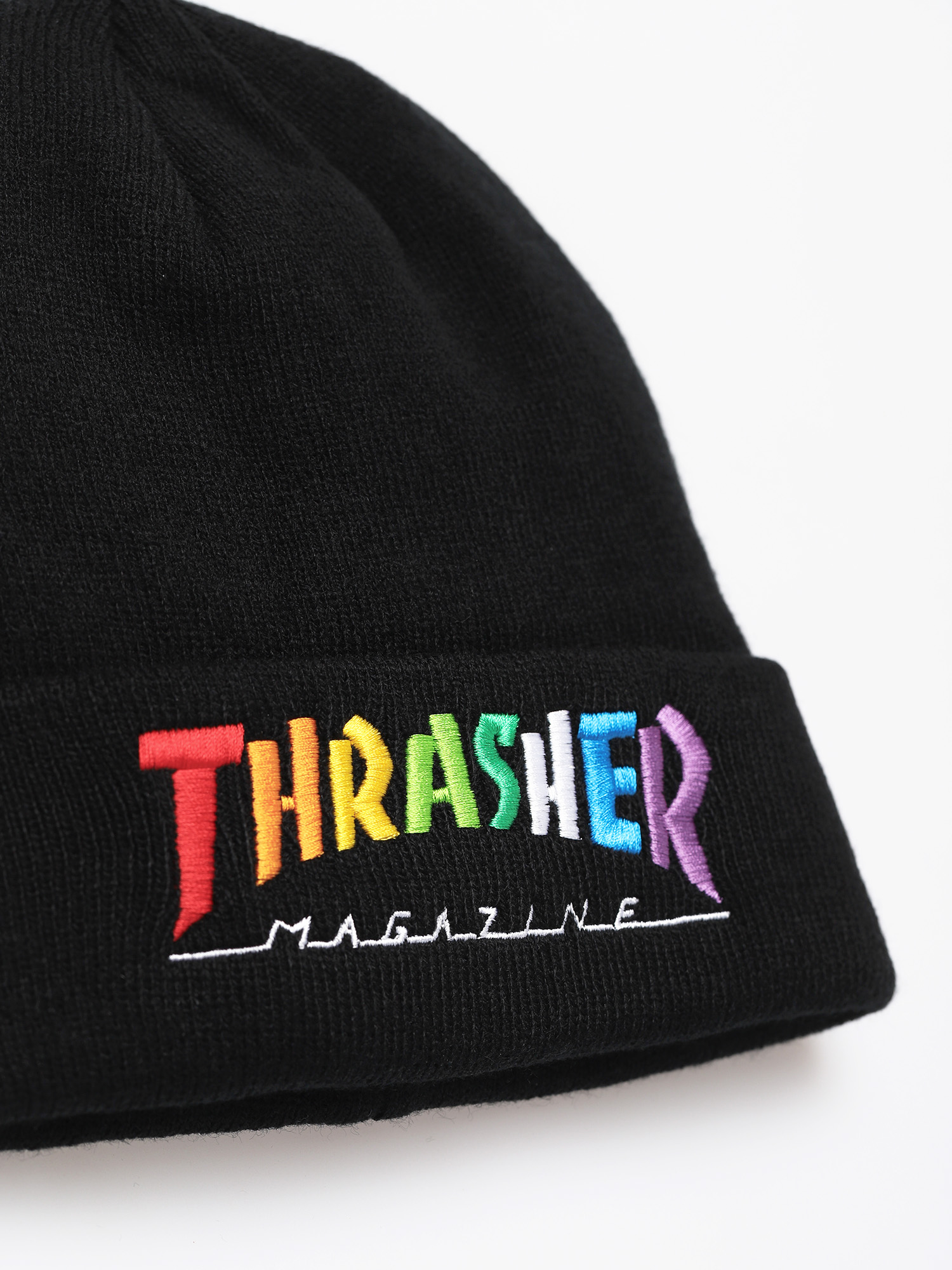 Čepice Thrasher Rainbow Mag (black)