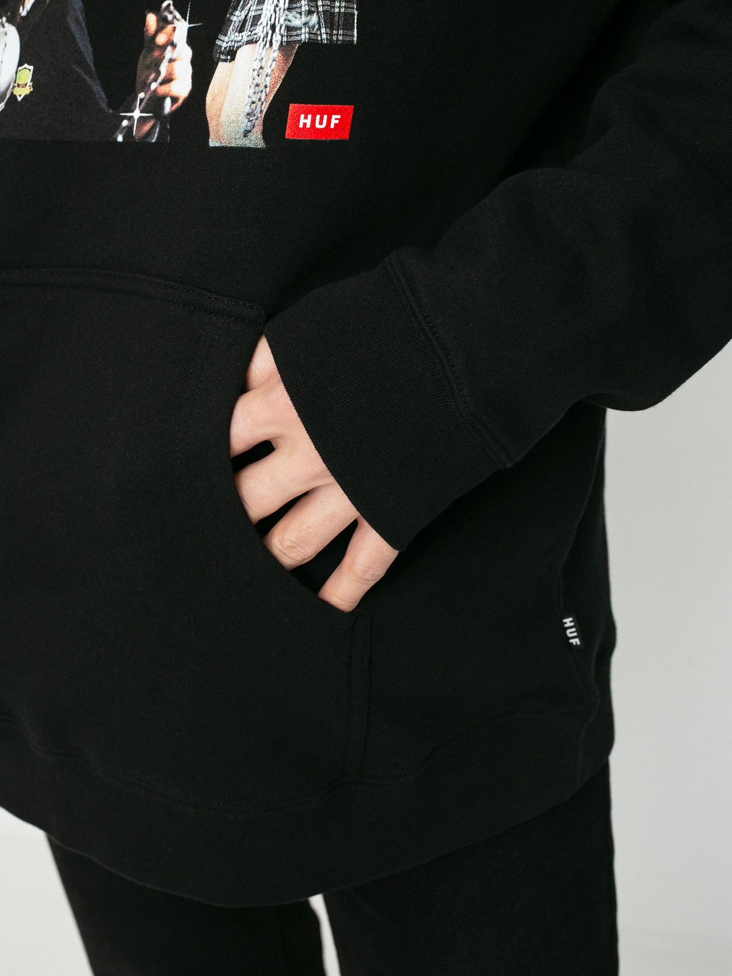 Mikina s kapucí HUF X Kill Bill Gogo Yubari HD (black)