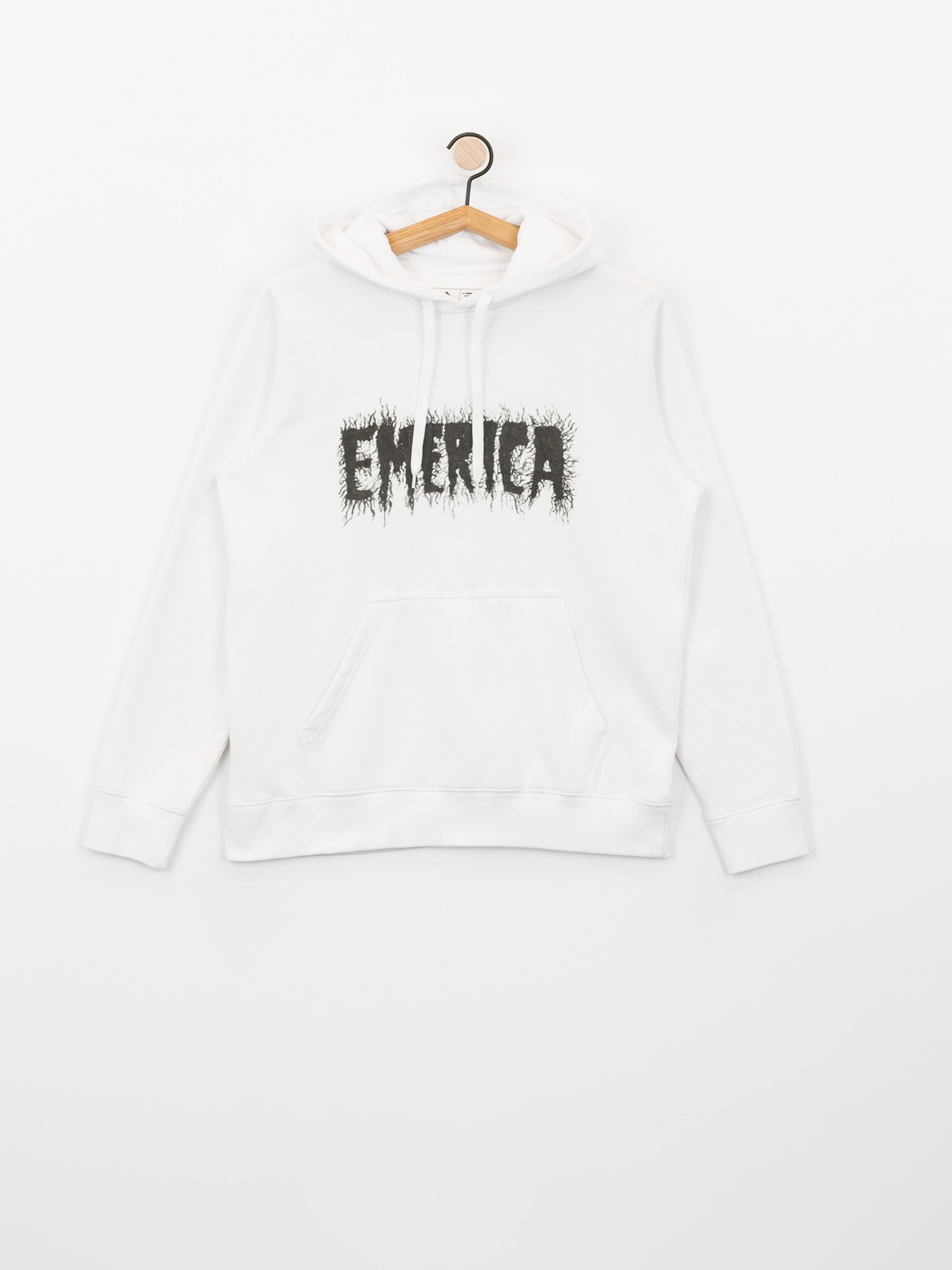 Mikina s kapucí Emerica Scan HD (white)