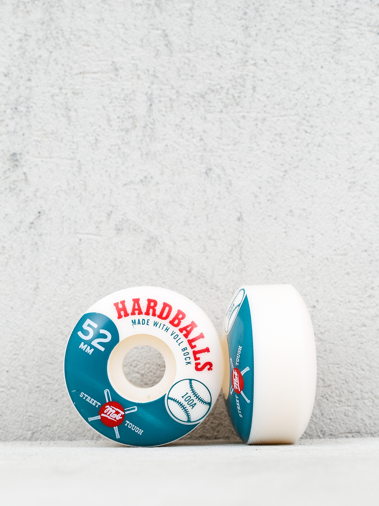 Koleu010dka Mob Skateboards Hardballs (white/teal)