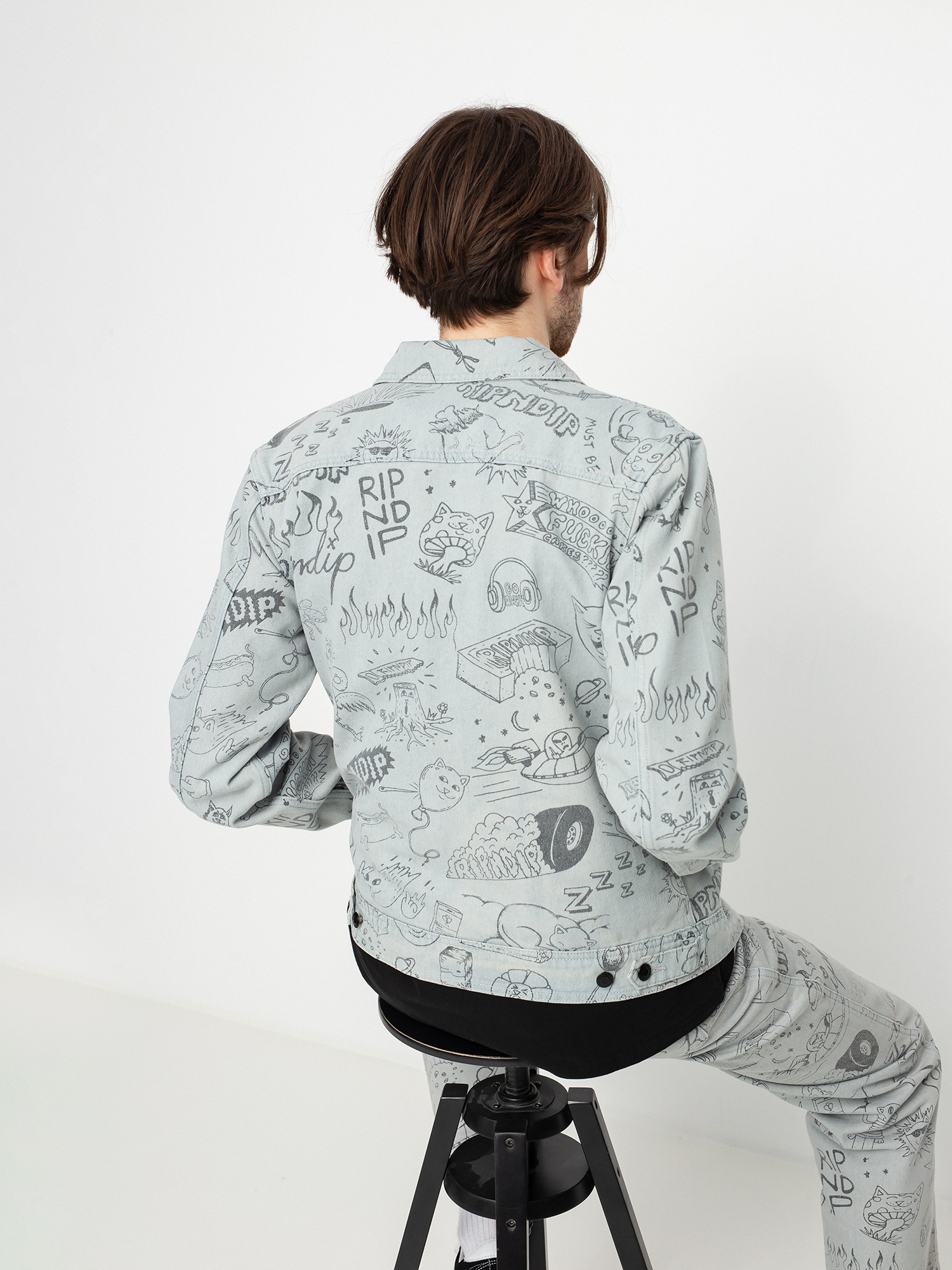 Bunda RipNDip Sharpie Denim (light denim wash)