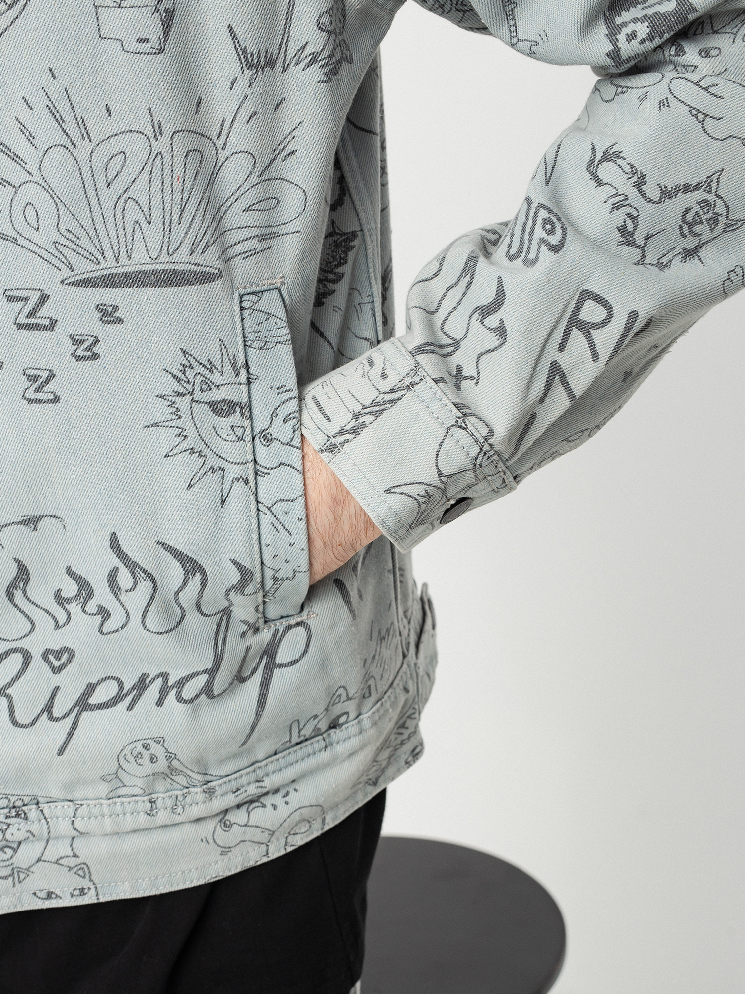 Bunda RipNDip Sharpie Denim (light denim wash)