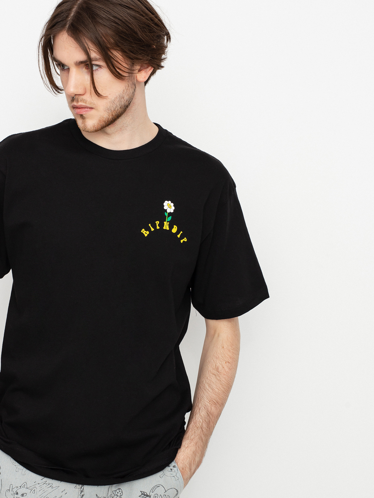 Tričko RipNDip Unicorn Rider (black)