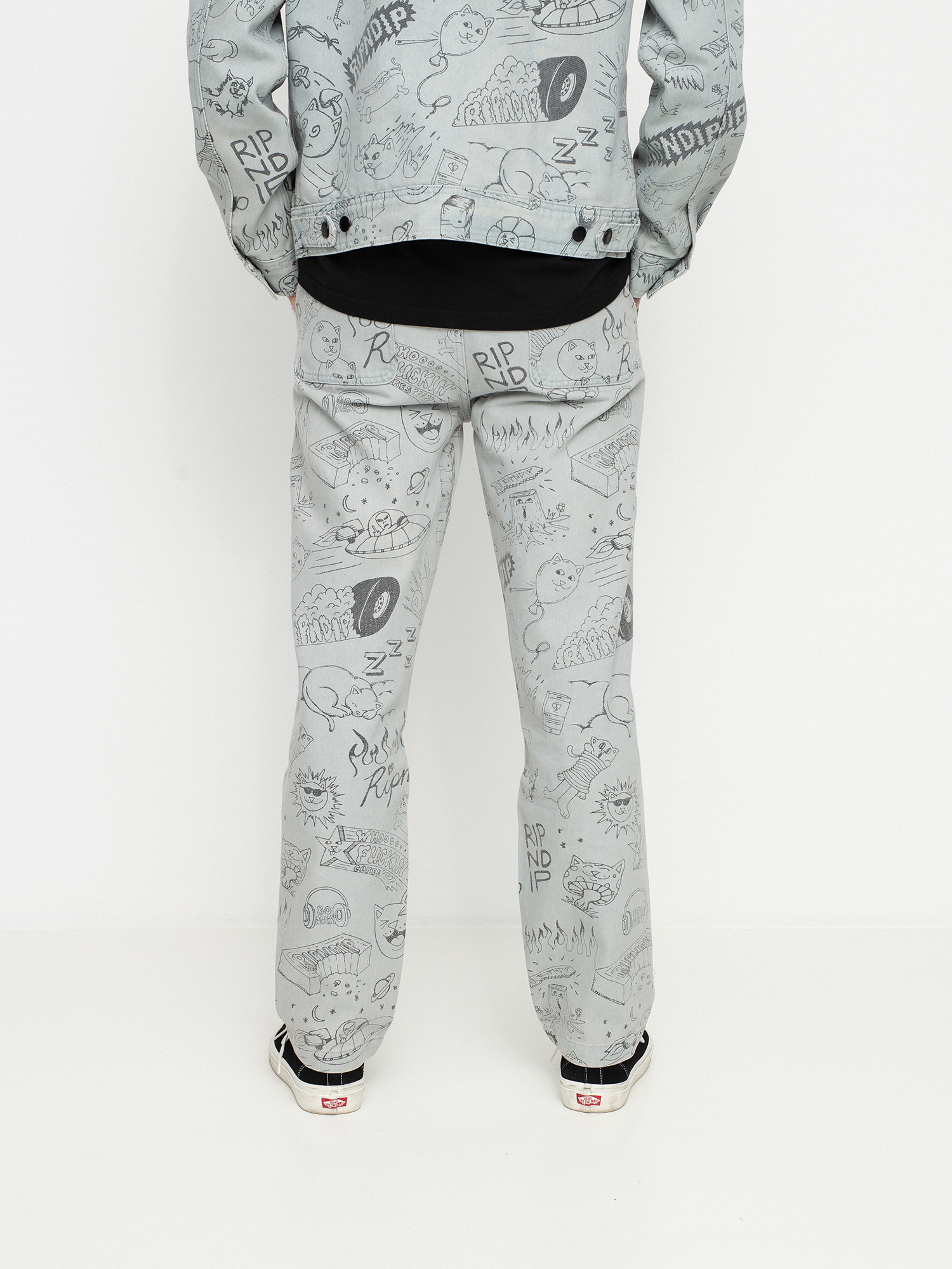 Kalhoty RipNDip Sharpie Denim (light denim wash)