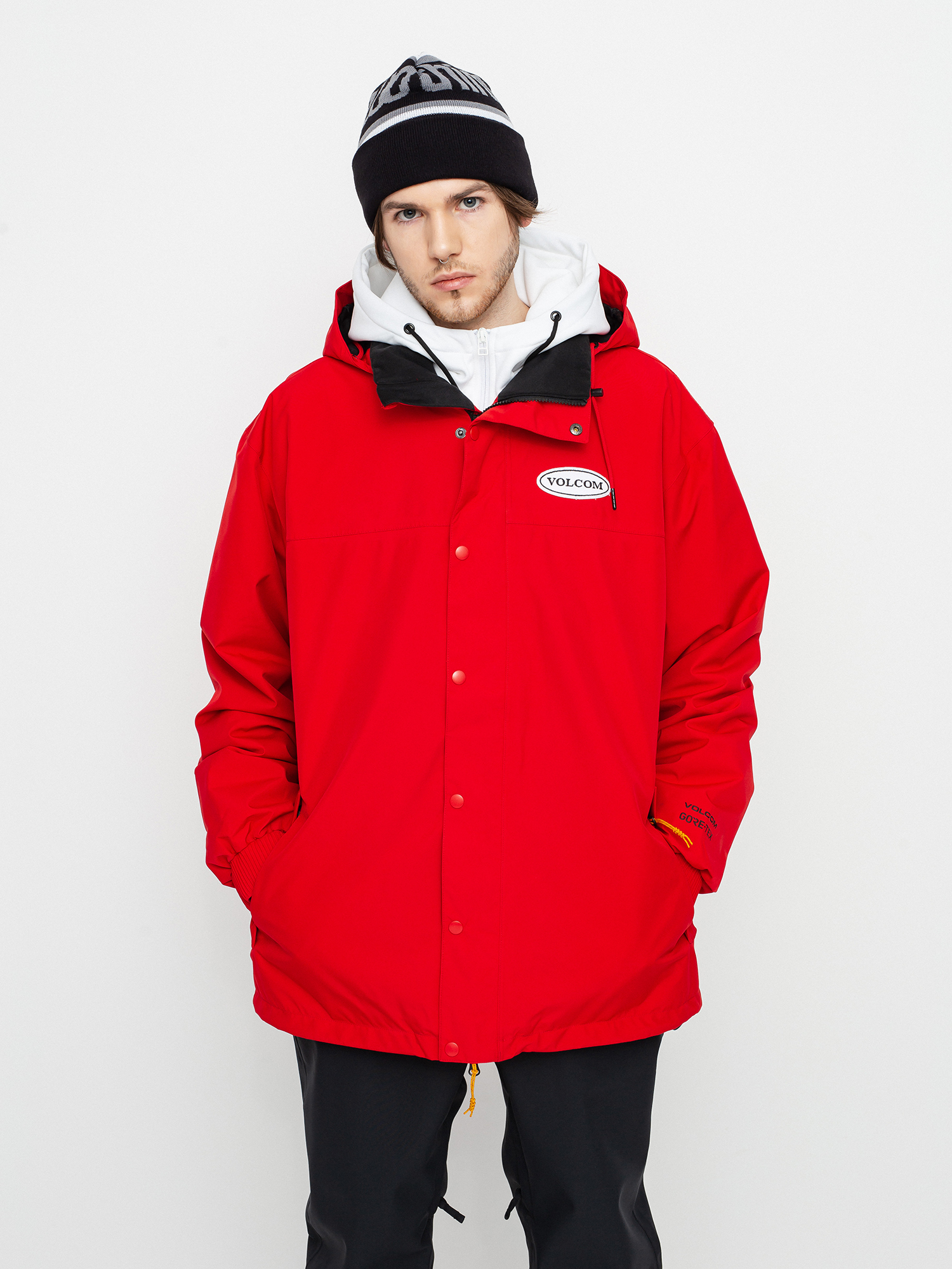 Pánská Snowboardová bunda Volcom Longo Gore Tex (red)
