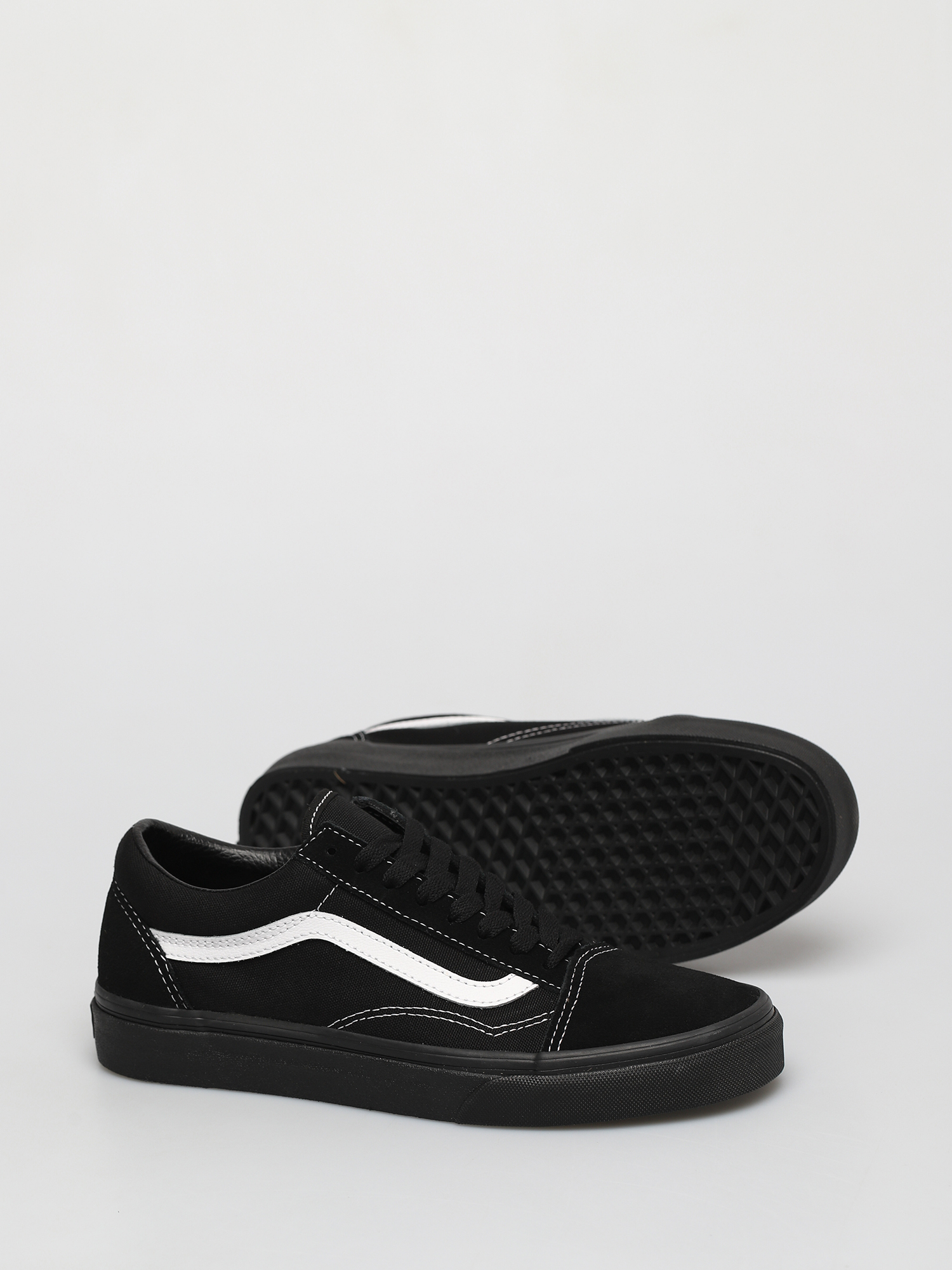 Boty Vans Old Skool (suede/canvas black/black/true white)