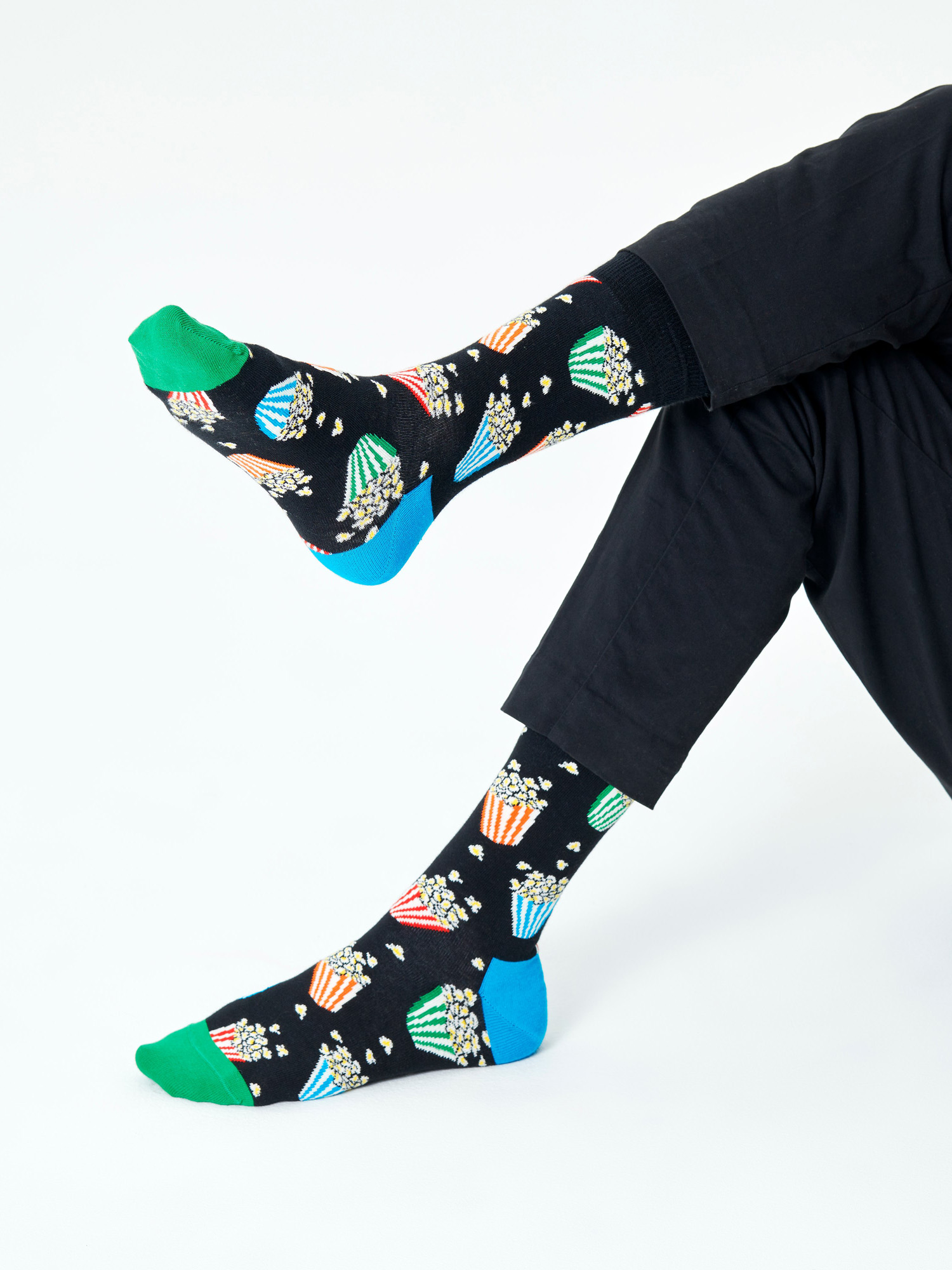 Ponožky Happy Socks Popcorn (black)