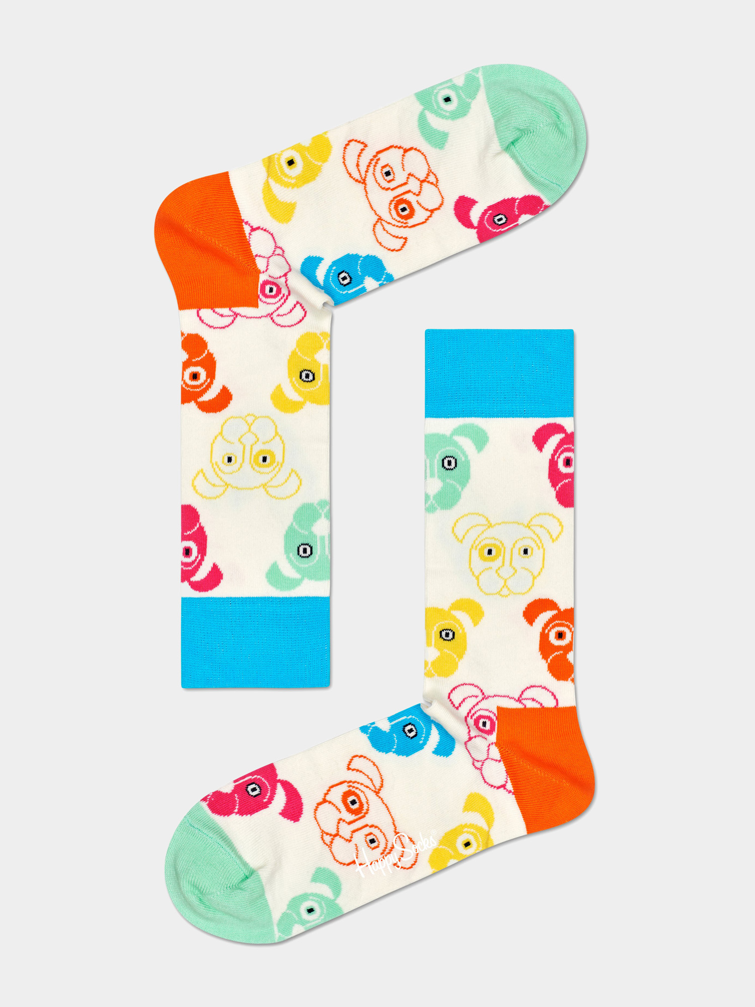 Ponožky Happy Socks Mixed Dog 3pk (black/white/blue)