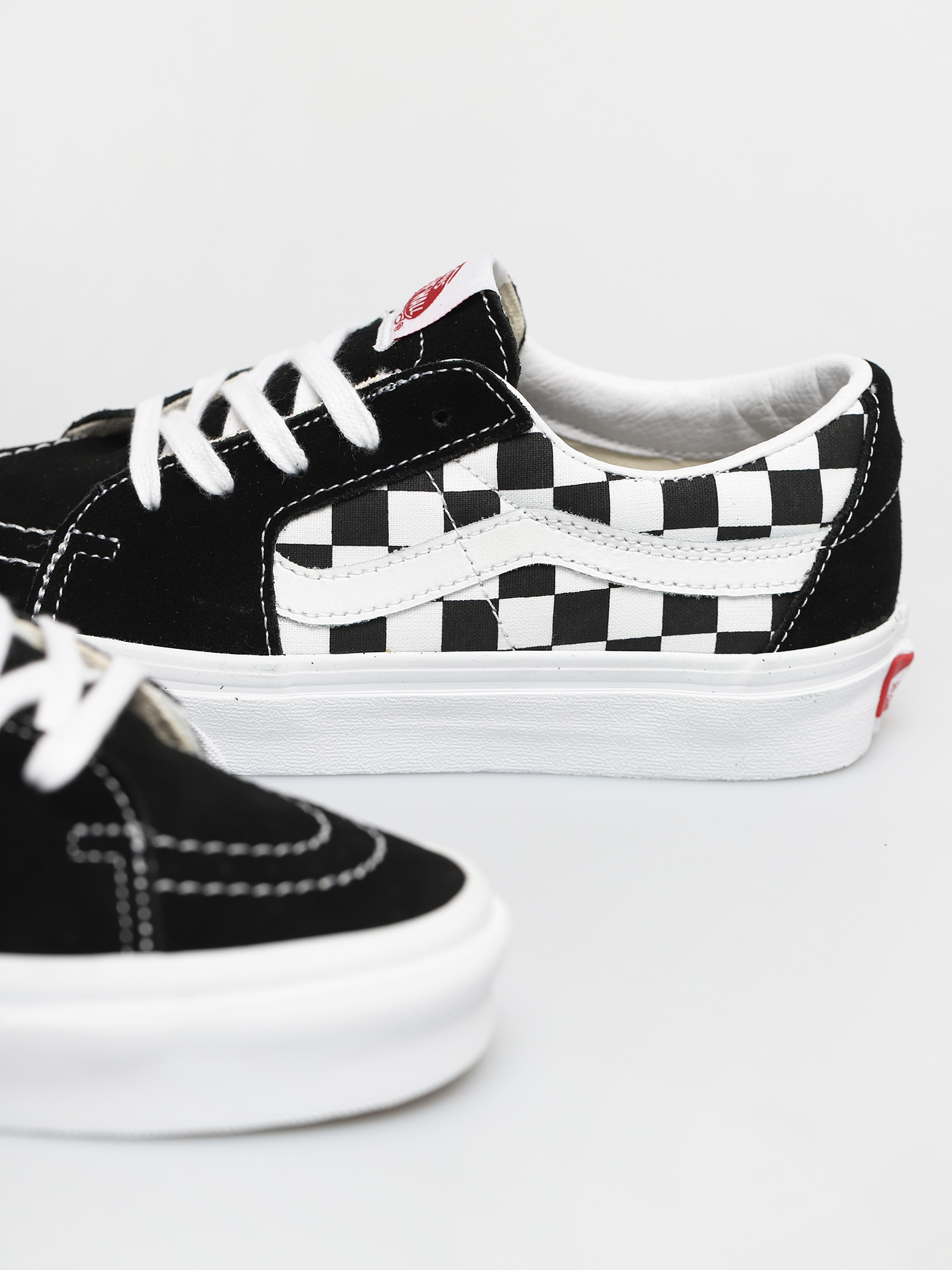 Boty Vans Sk8 Low (canvas/suede black/checkerboard)