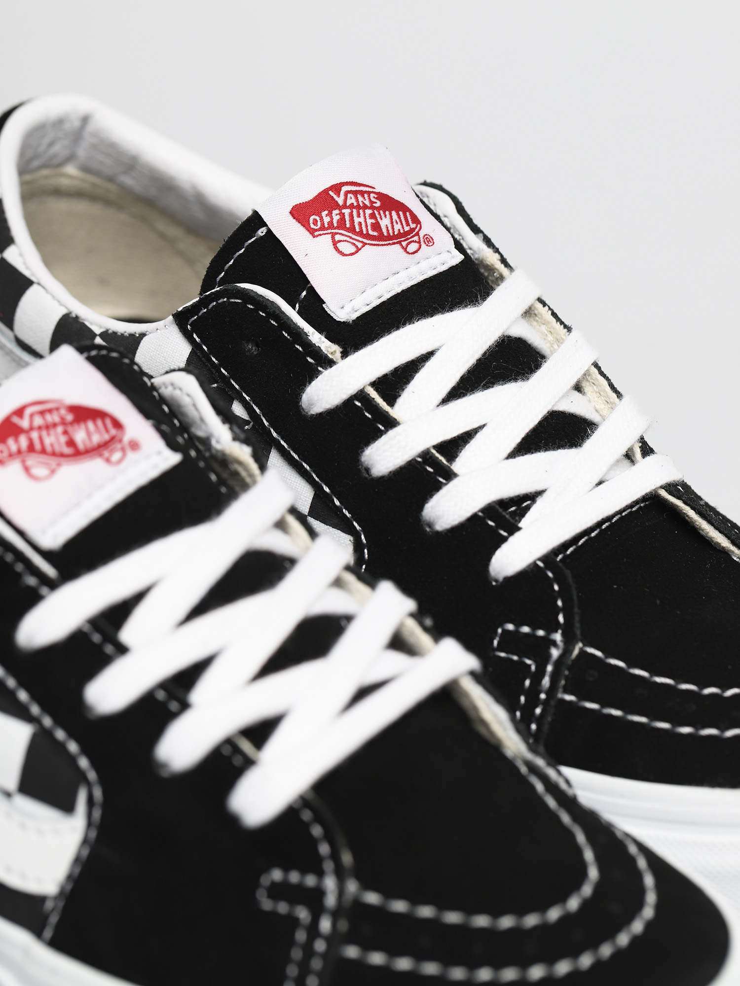 Boty Vans Sk8 Low (canvas/suede black/checkerboard)