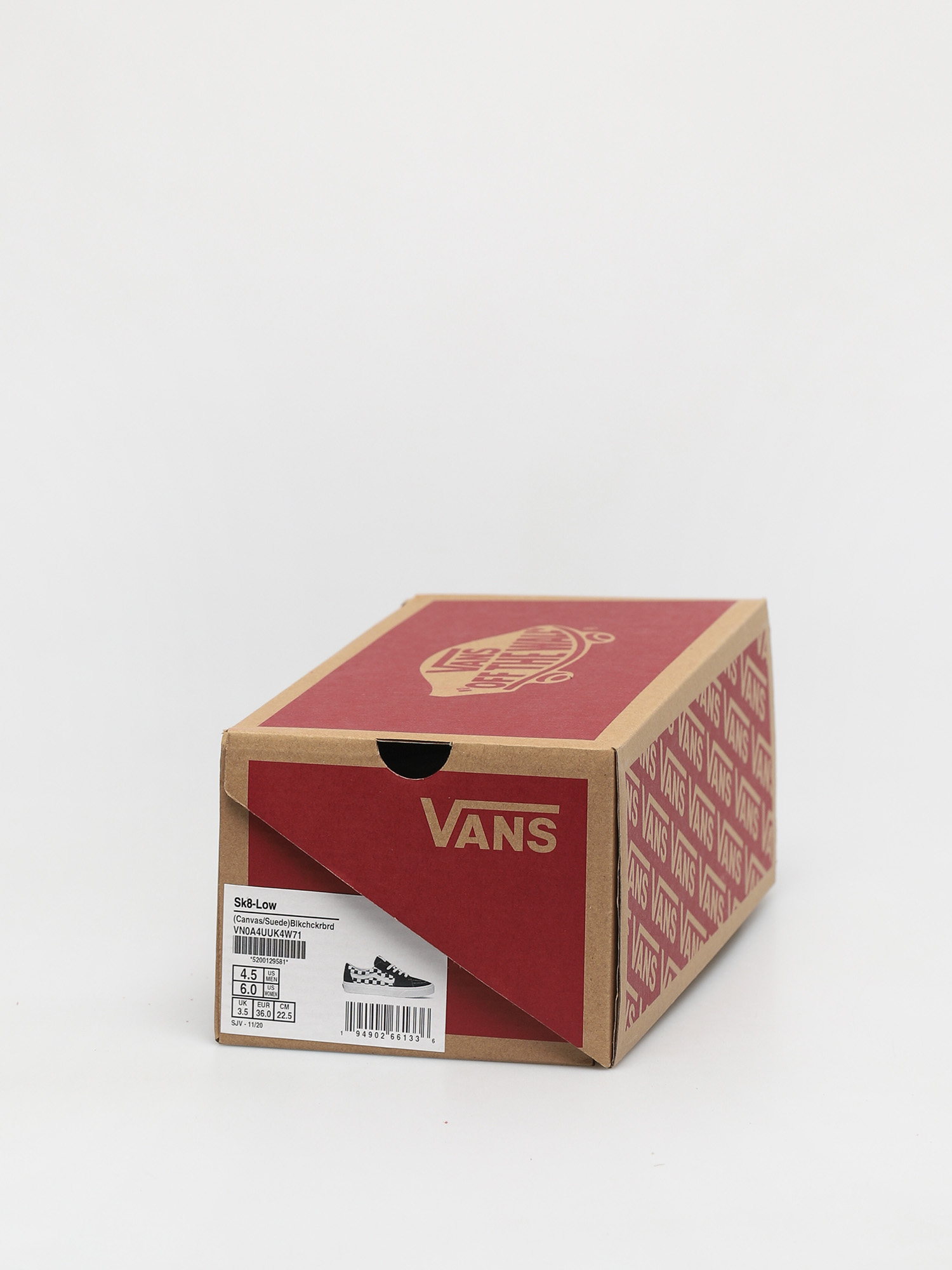 Boty Vans Sk8 Low (canvas/suede black/checkerboard)